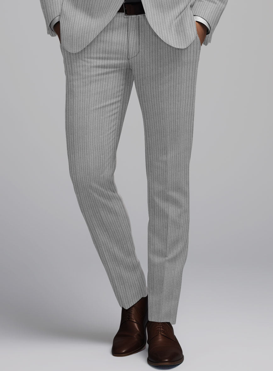 StudioSuits Reda Tibaro Gray Stripe Wool Pants - view 2