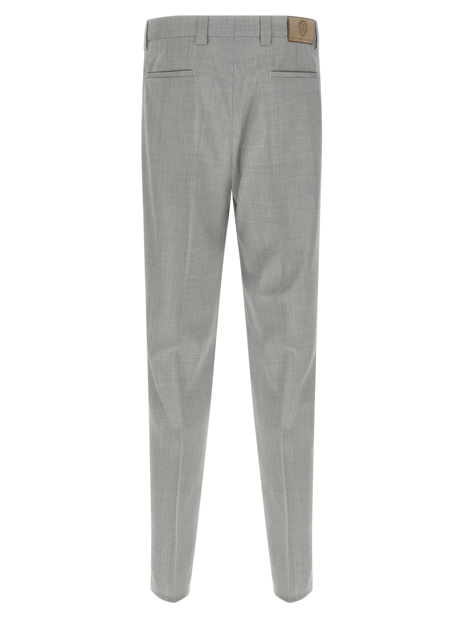Brunello Cucinelli Mélange Wool Pants – 100% virgin wool - view 2