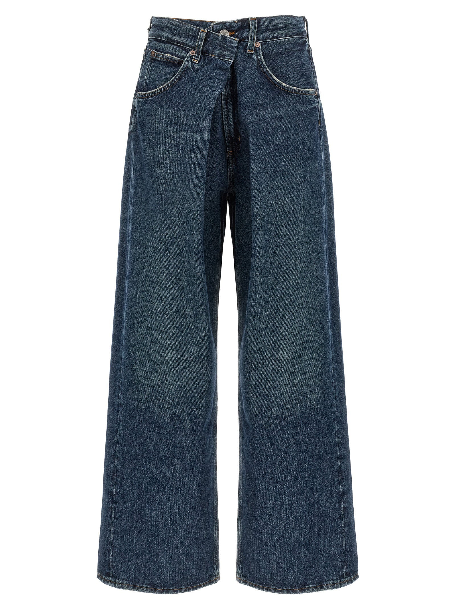 Agolde Vana Fold Jeans – 100% cotton