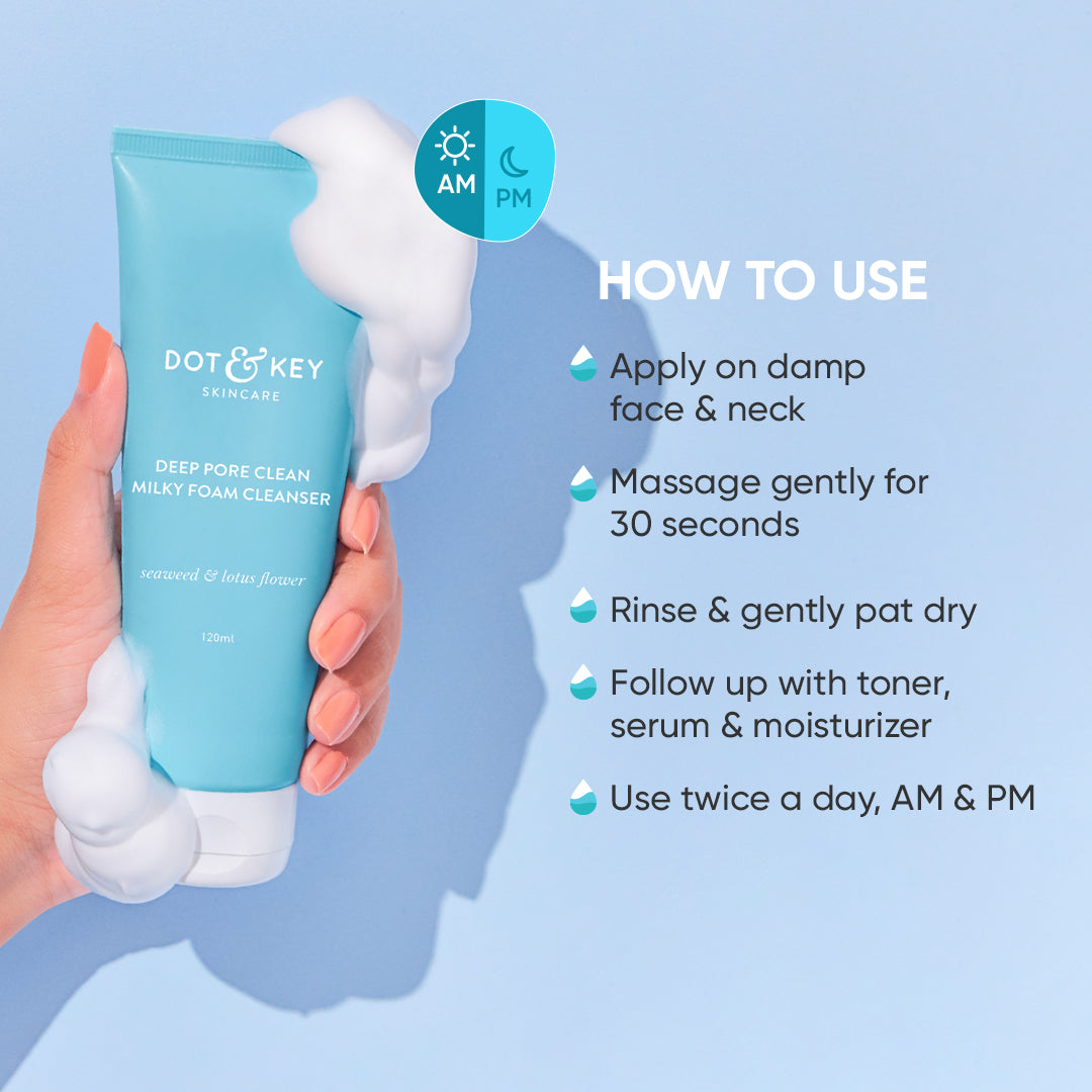 Dot & Key Deep Pore Clean Foaming Face Wash - view 5