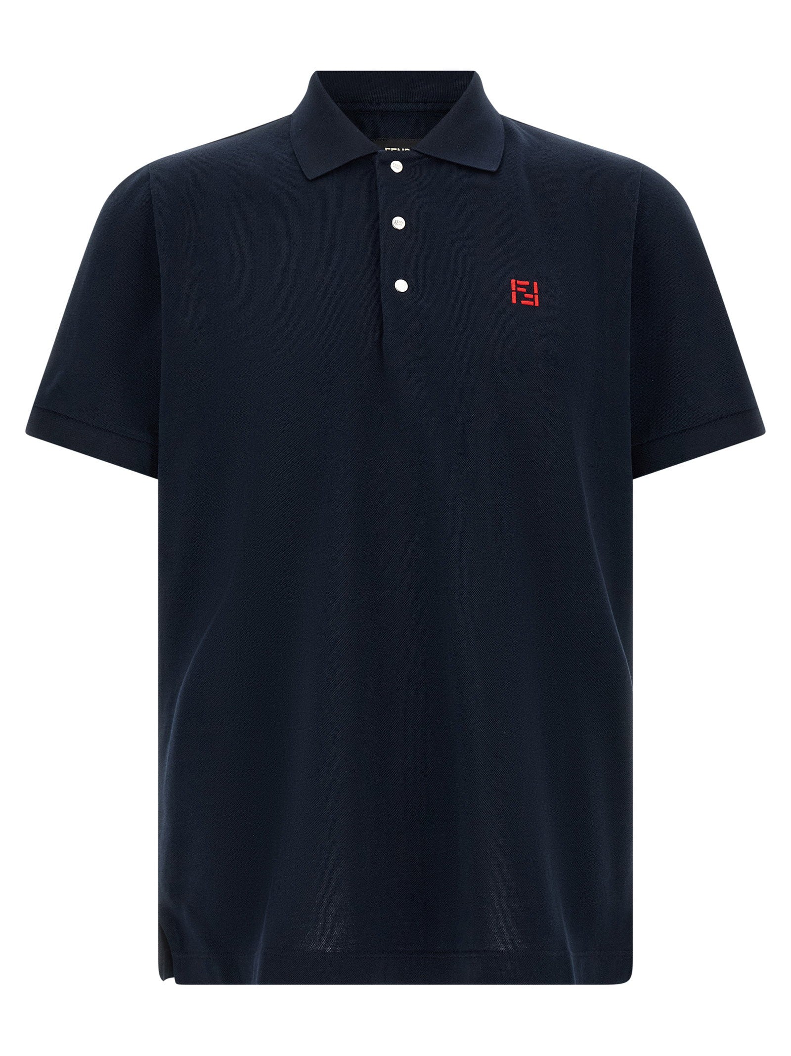 Fendi Ff Selleria Polo Shirt – 100% cotton