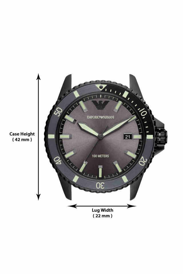 Emporio Armani Diver Grey Dial Men 42mm - view 2