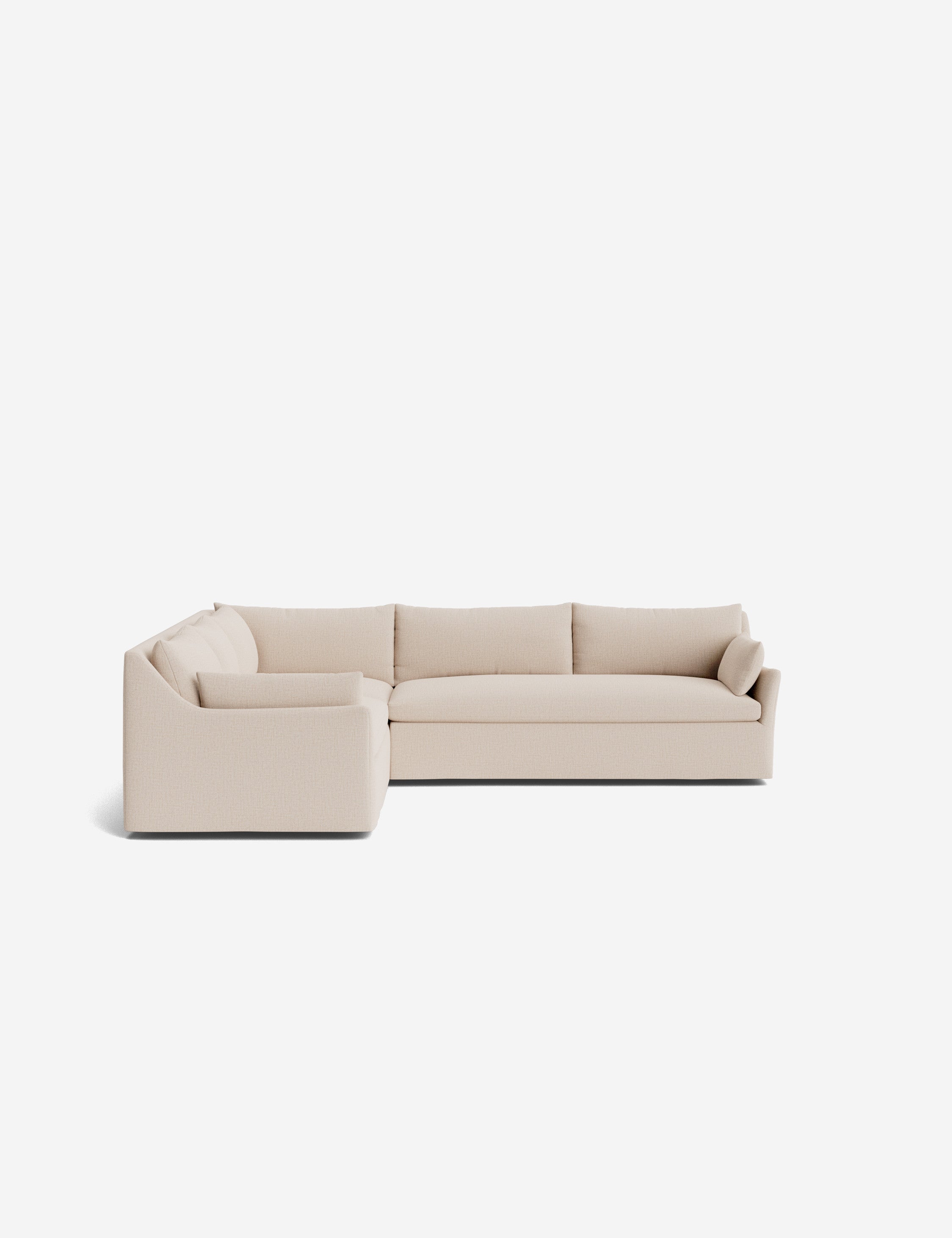 Lulu and Georgia Portola Luxe Depth Slipcover Corner Sectional Sofa - view 118