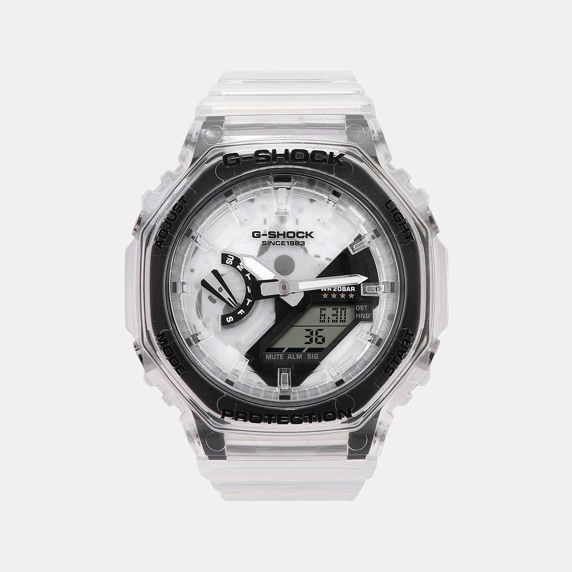 Casio G-Shock Women Women Quartz White Dial Analog-Digital Resin Watch G1448
