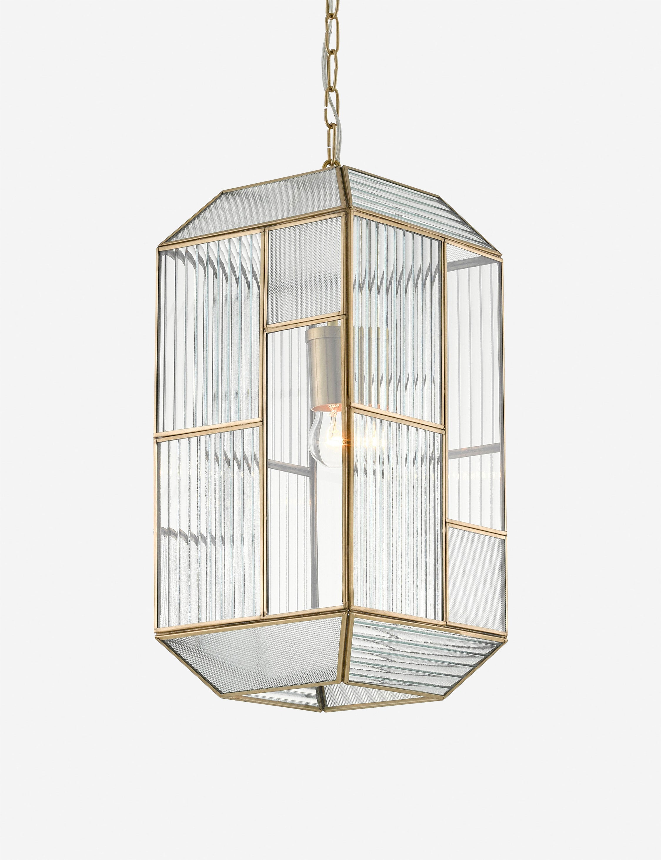 Lulu and Georgia Absil Pendant Light – Brass - view 2