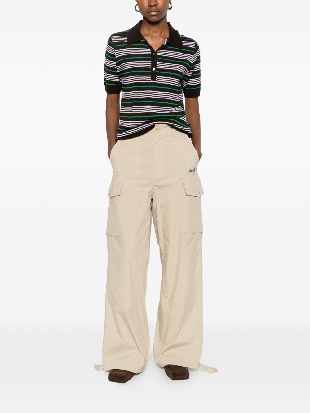 Parosh P.A.R.O.S.H. Nylon and cotton trousers - view 3
