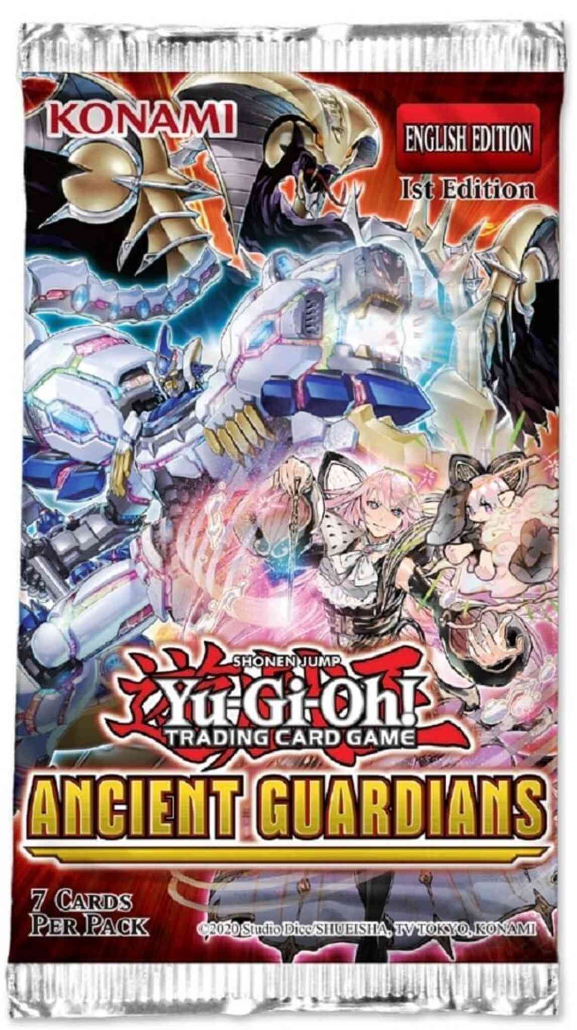 Yu-Gi-Oh! Ancient Guardians 1st Edition Booster Pack