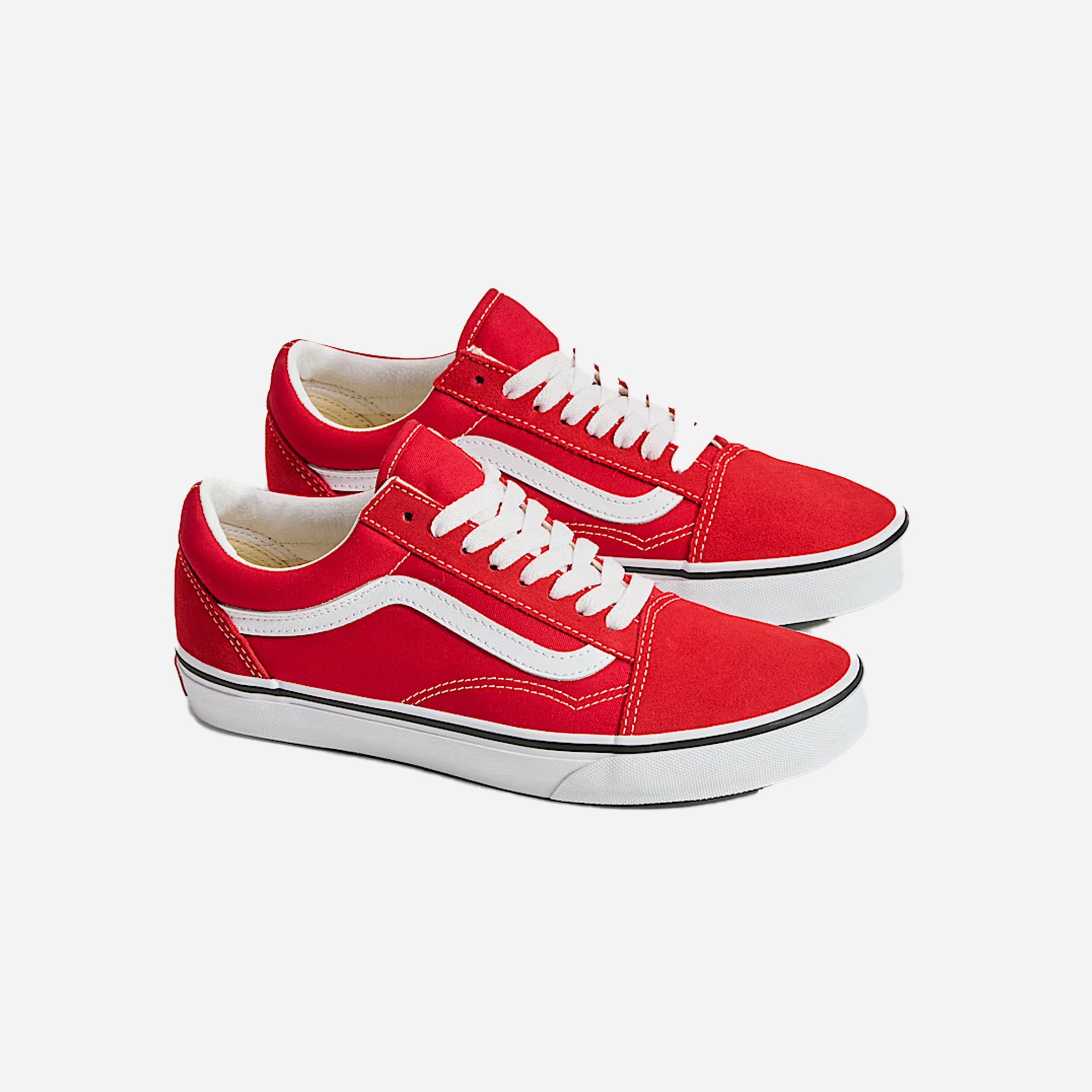 Vans Old Skool Shoe Racing Red / White - view 2