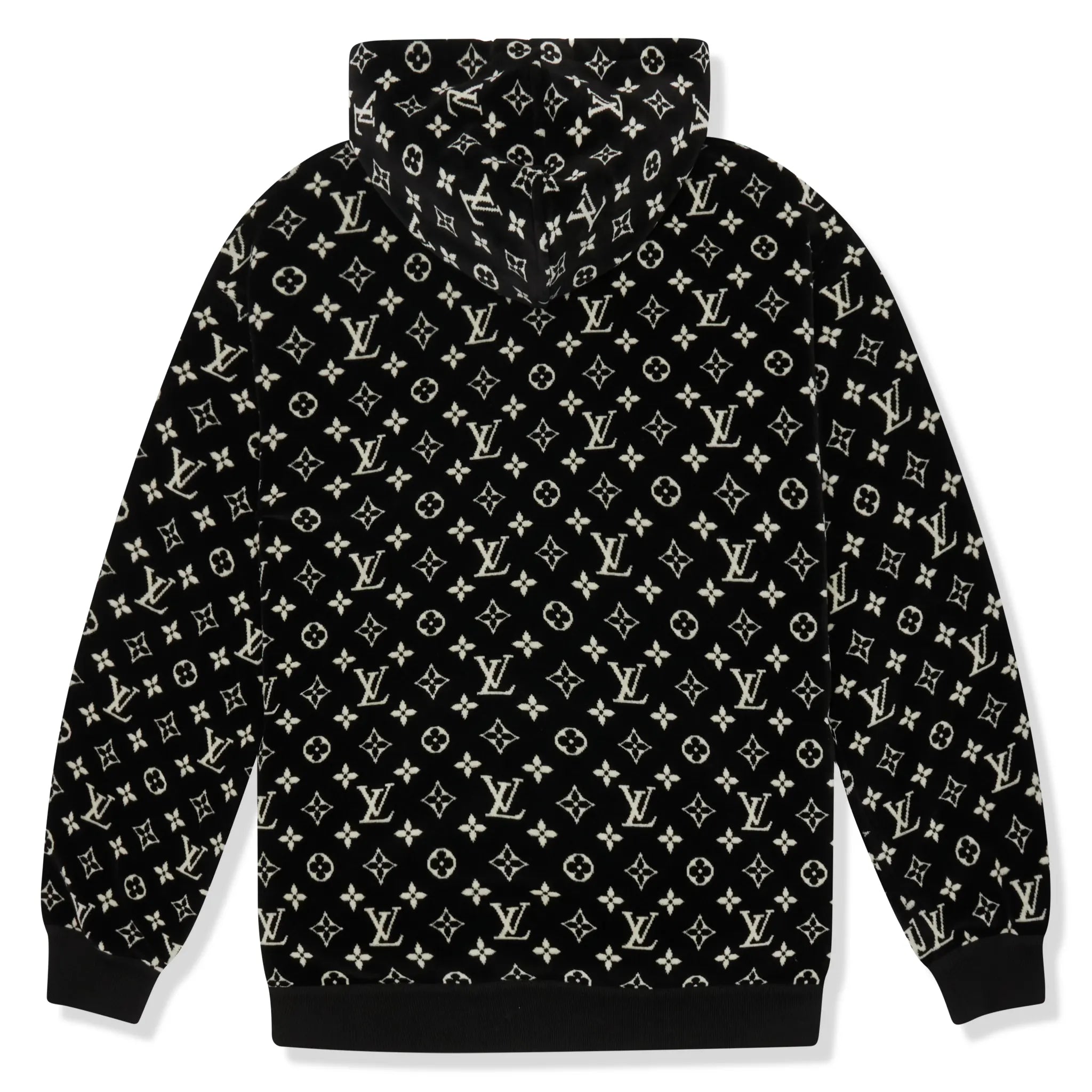 Louis Vuitton LV Monogram Oversized Black Hoodie - view 2