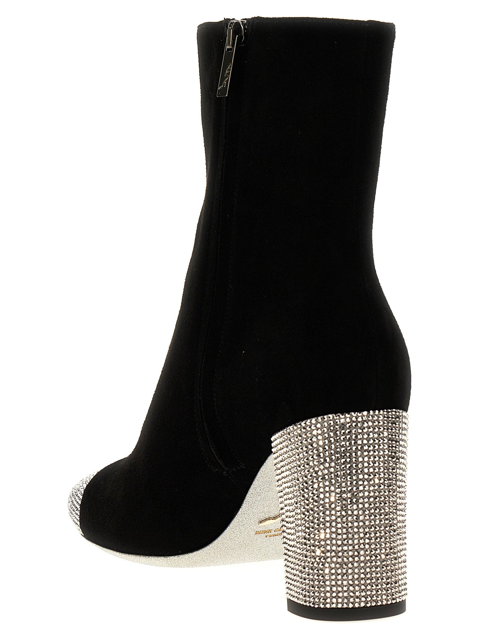 René Caovilla Bonnie Ankle Boots – 80% leather 20% satin - view 2