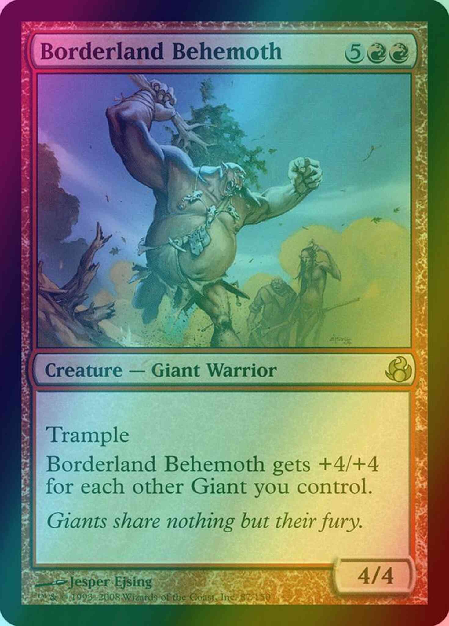 Borderland behemoth 87 – Magic Borderland Behemoth [87] [Morningtide] [Foil]