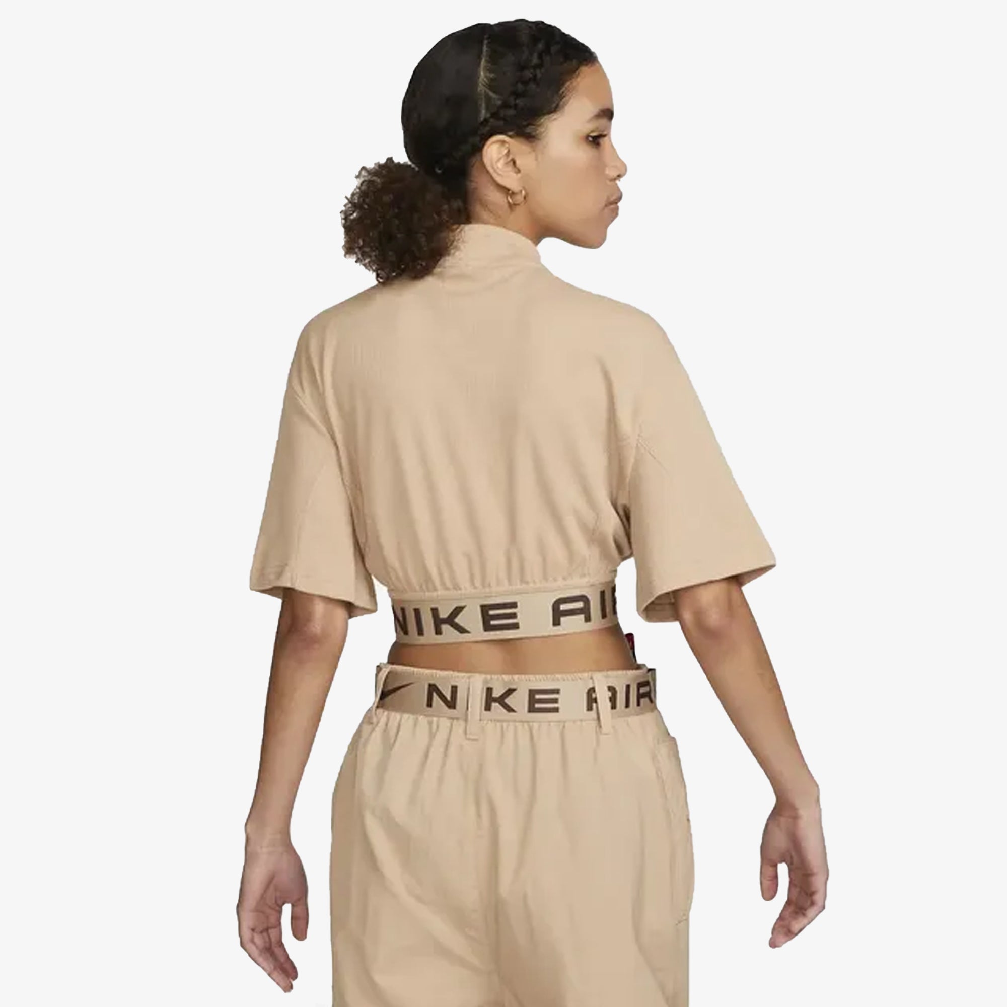 Cropped top hemp – Nike | SHORT-SLEEVE CROPPED TOP { HEMP/BAROQUE BROWN