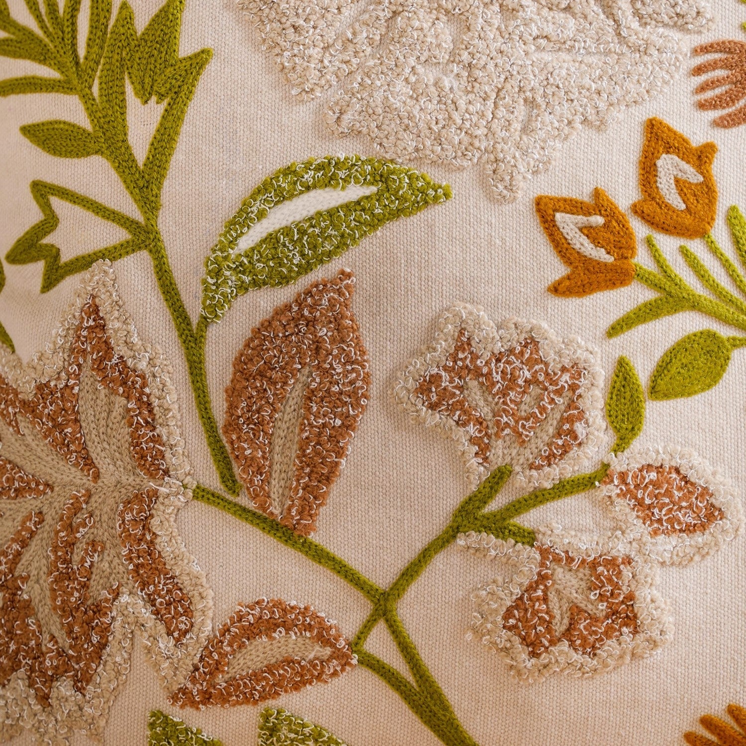 Nestasia Fall Garden Embroidered Cushion Cover 40x40 cm - view 6