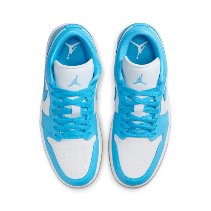 HYPE ELIXIR Jordan 1 Low White Gum Light Brown Dark Powder Blue (Women's) - view 3
