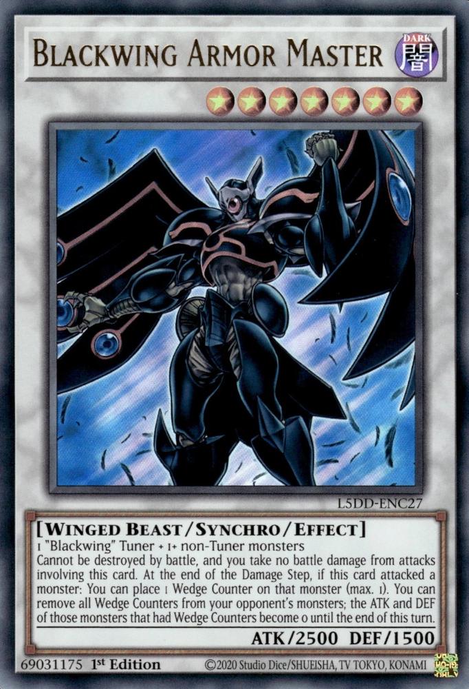 Yu-Gi-Oh! Blackwing Armor Master - L5DD-ENC27 - Ultra Rare - 1st Edition