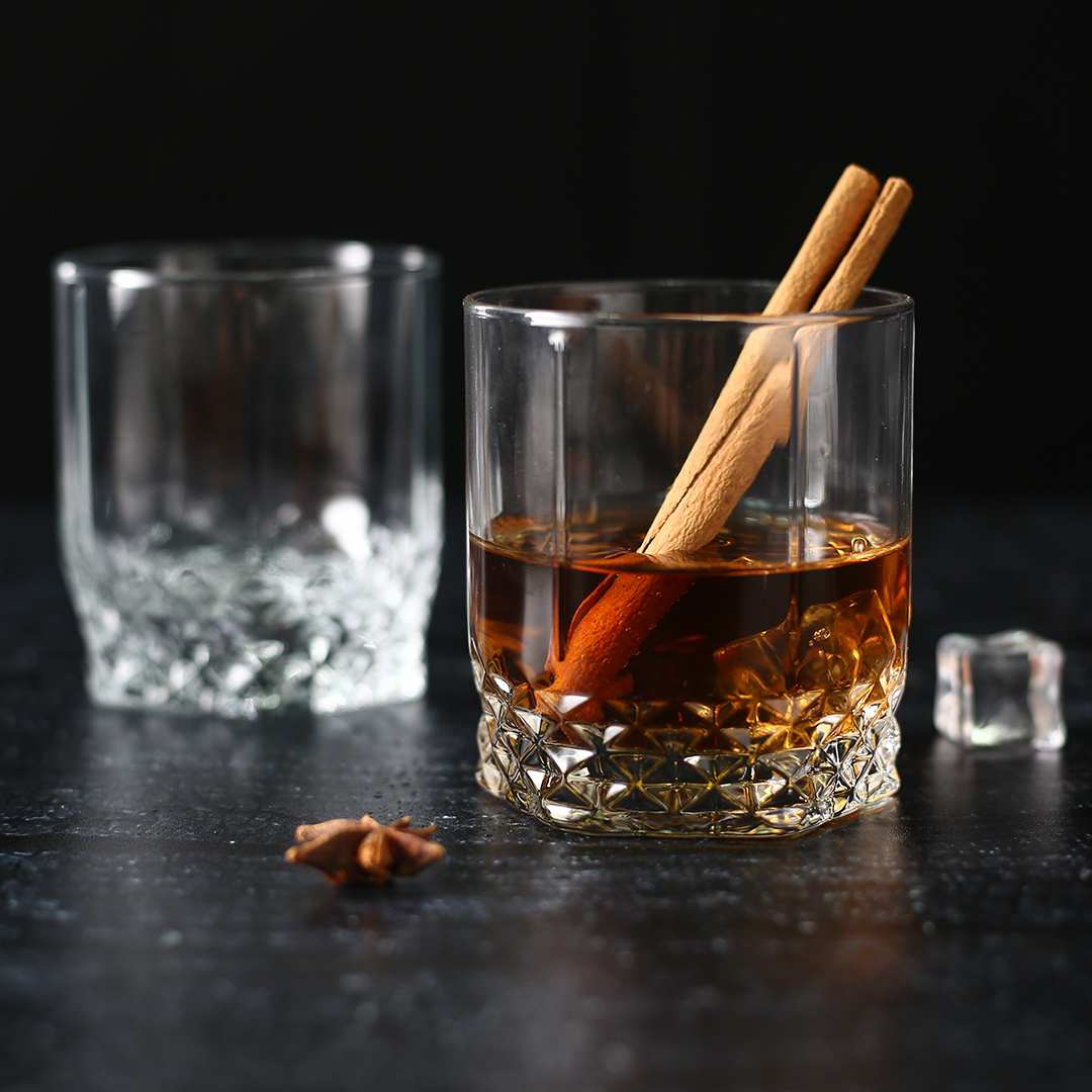 Wonderchef Rosa Whiskey Tumbler 320 Ml (Set Of 6)
