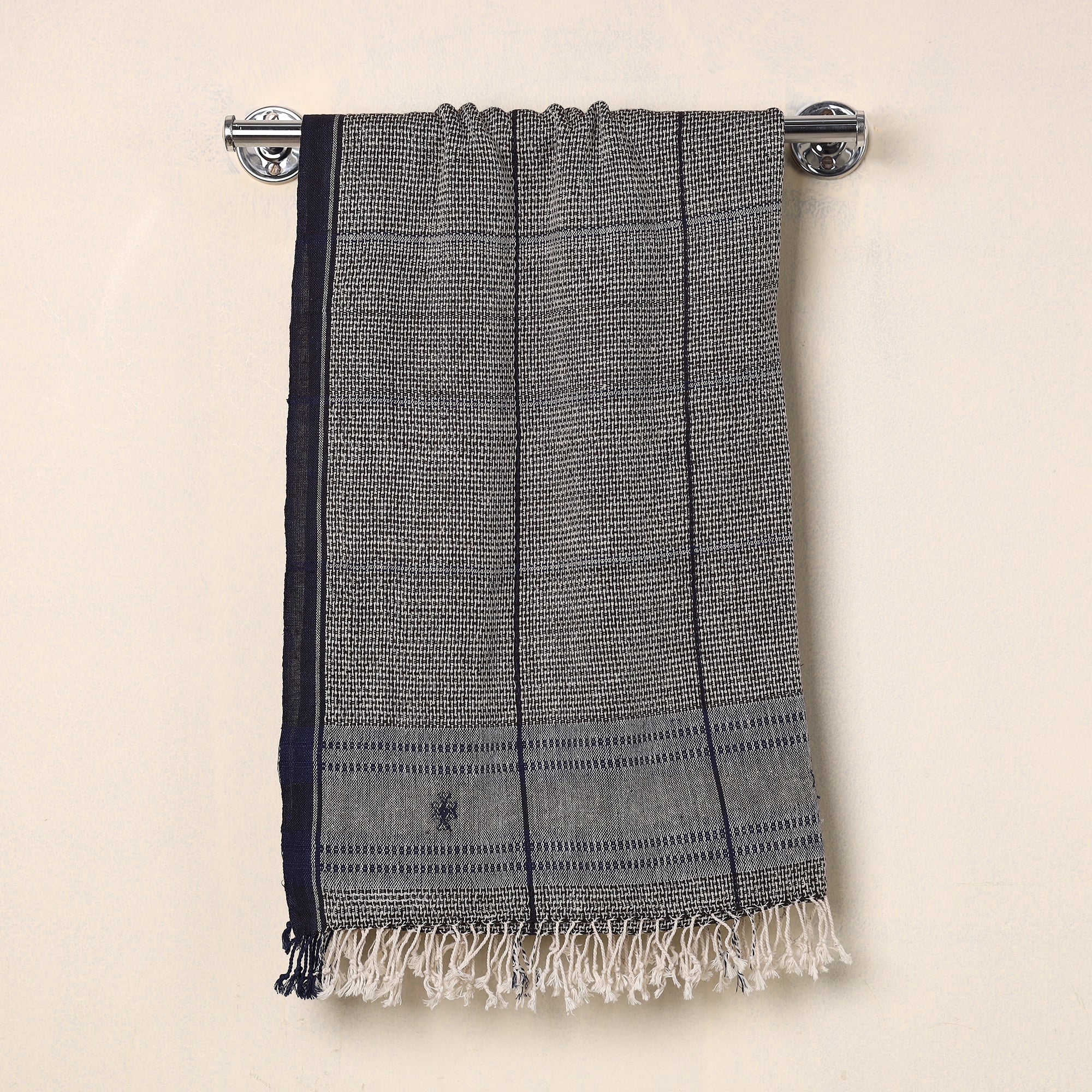 KACHCHH JI CHHAAP Black - Organic Kala Cotton Pure Handloom Towel - view 2