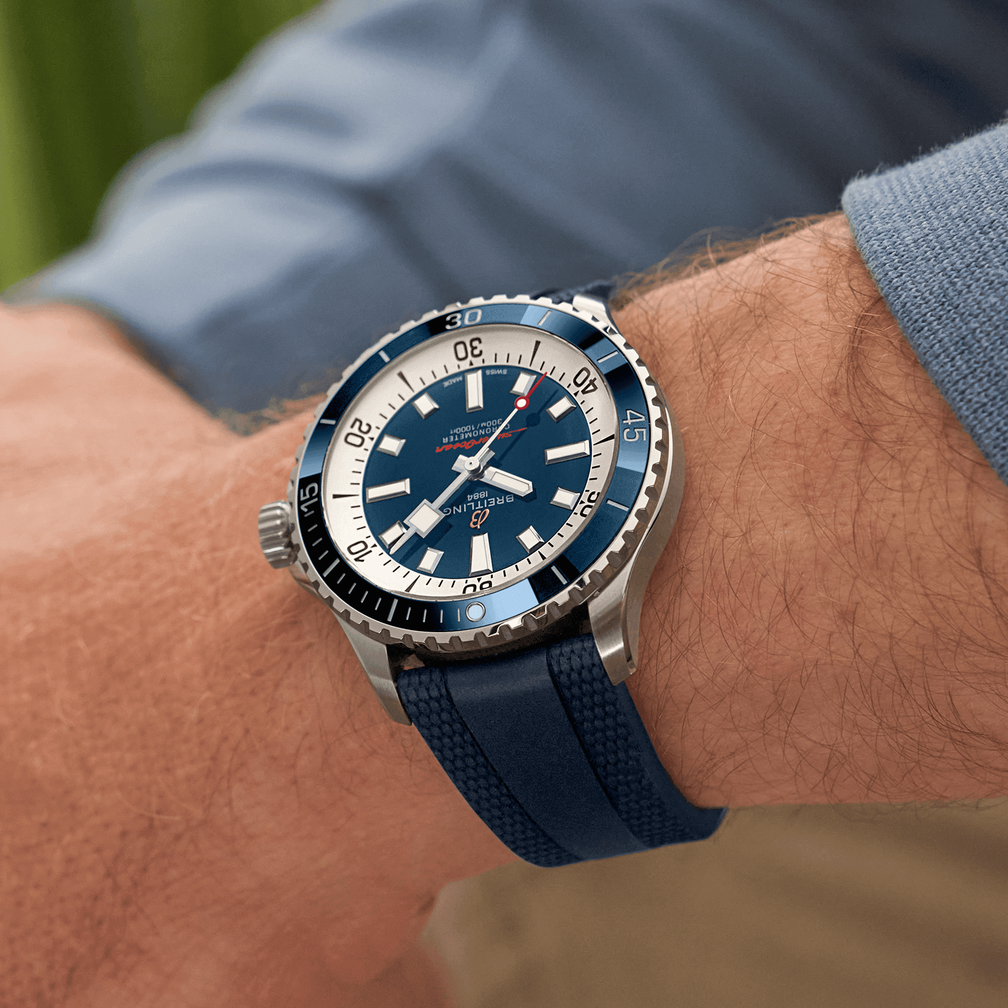 Breitling Superocean Automatic Blue Dial Men 42mm - view 3