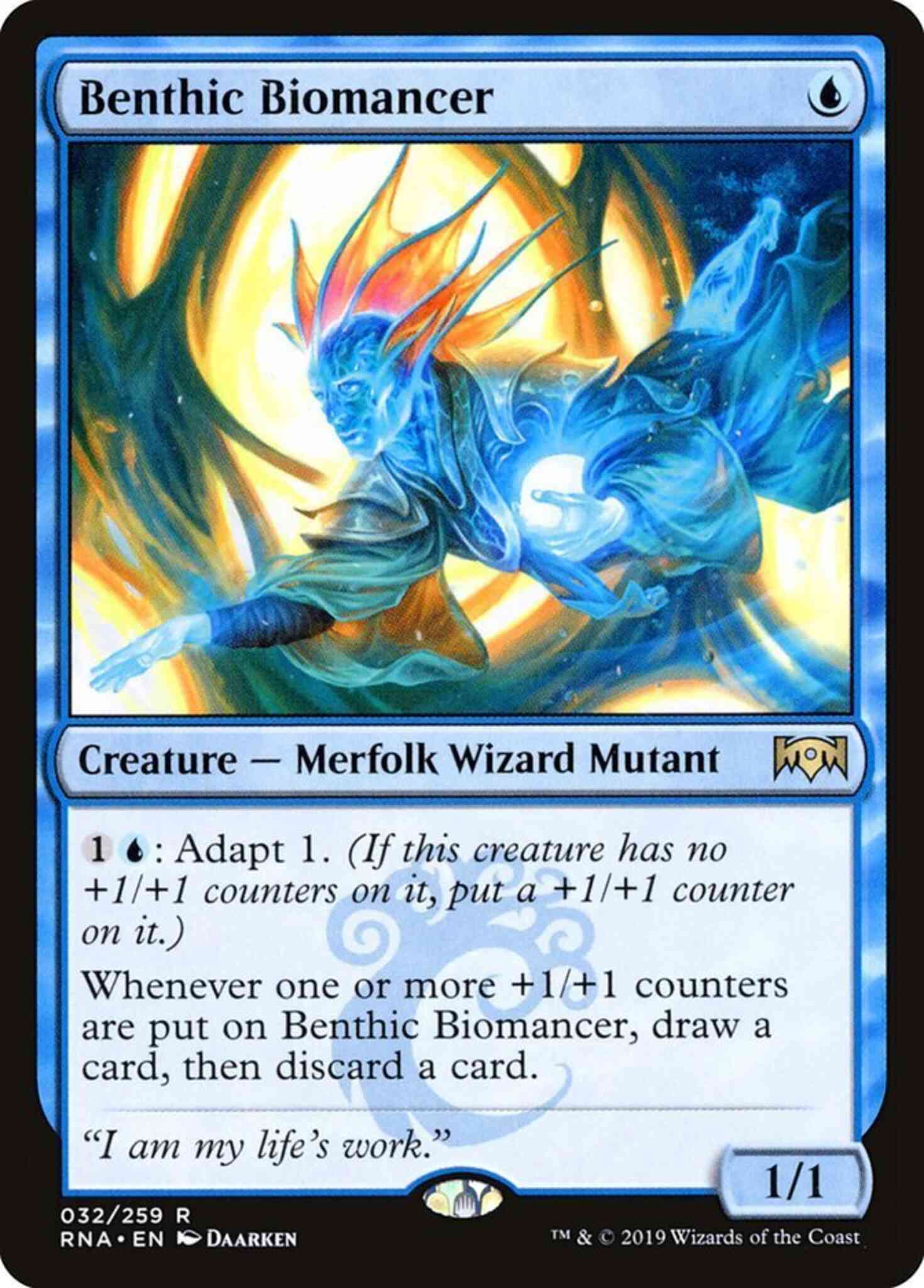 Benthic biomancer 32 – Magic Benthic Biomancer [32] [Ravnica Allegiance] [Non-Foil]