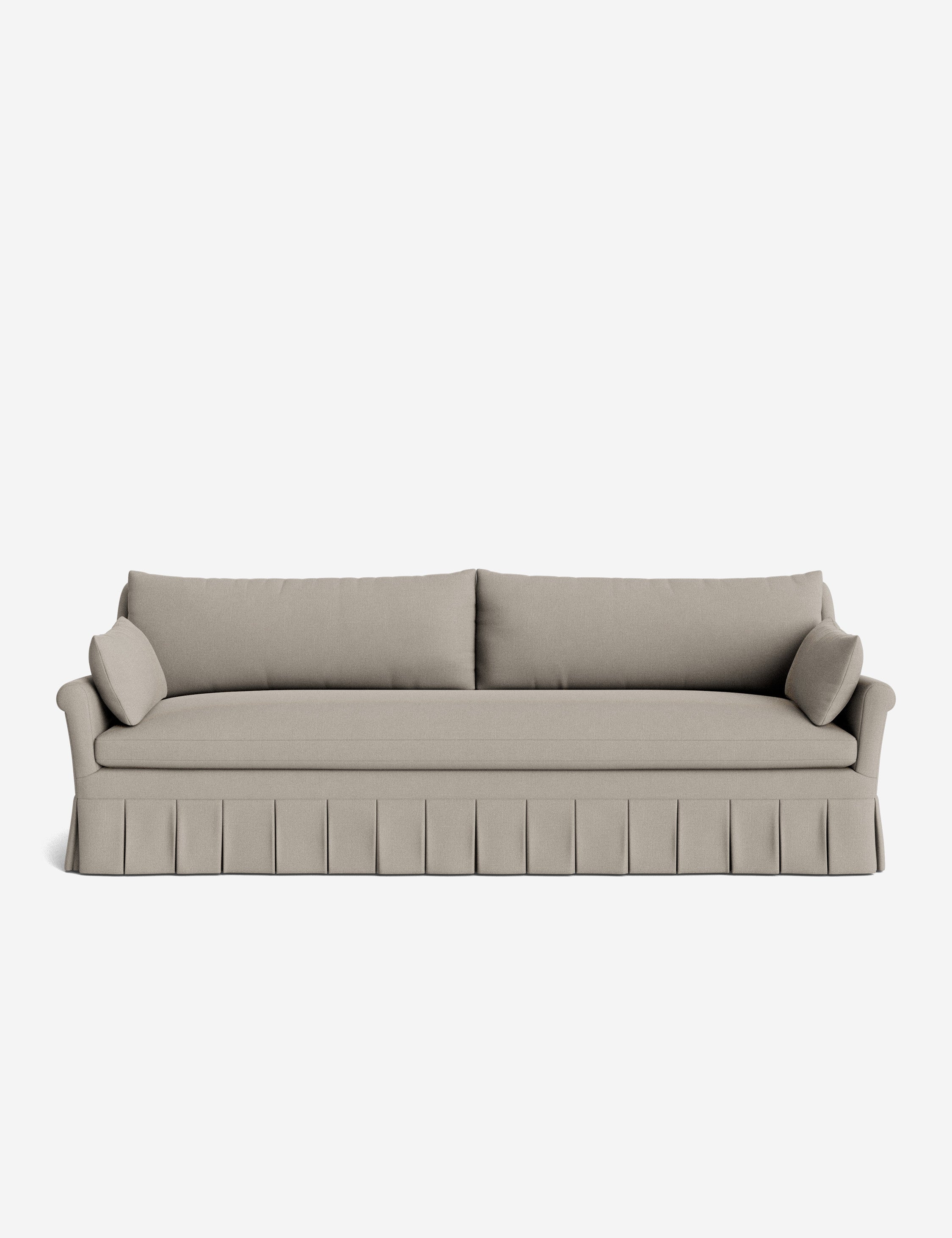 Lulu and Georgia Portola Rolled Arm Pleated Sofa - view 165