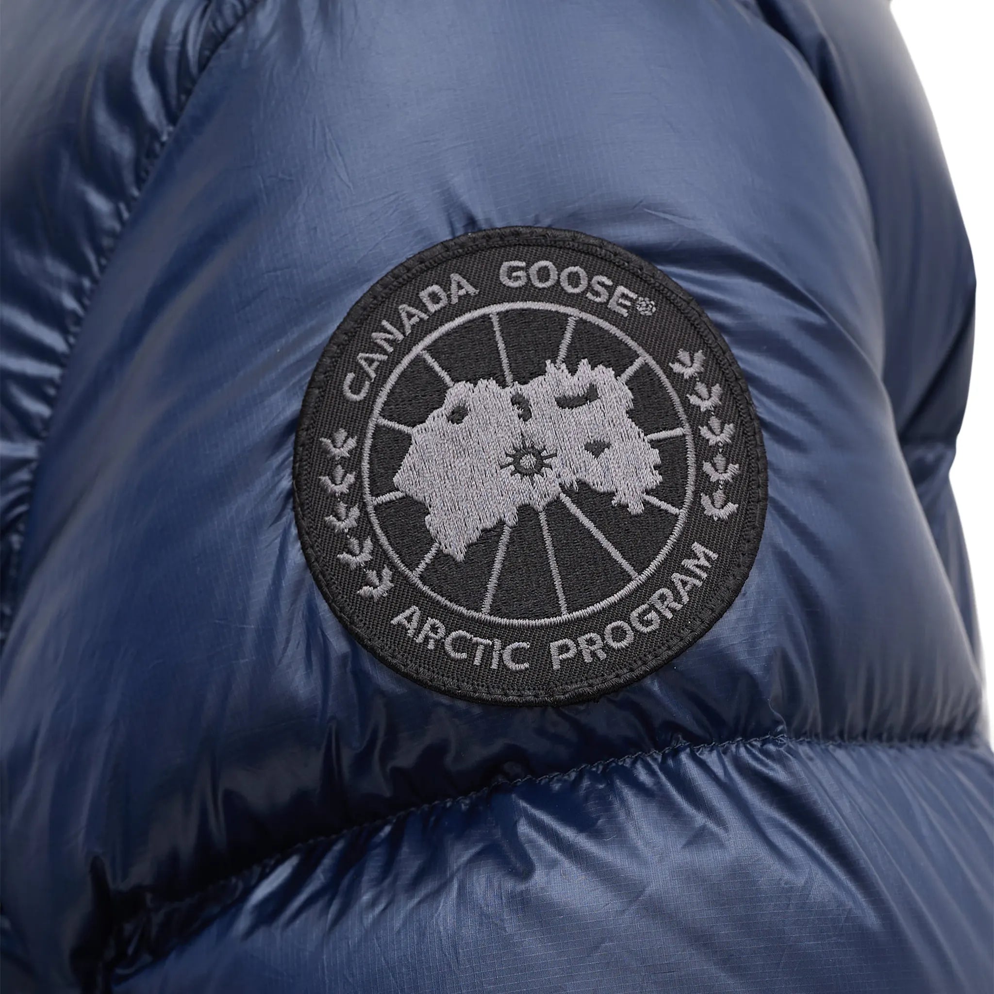 Canada Goose Down & Nylon Crofton Navy Puffer Jacket - view 10
