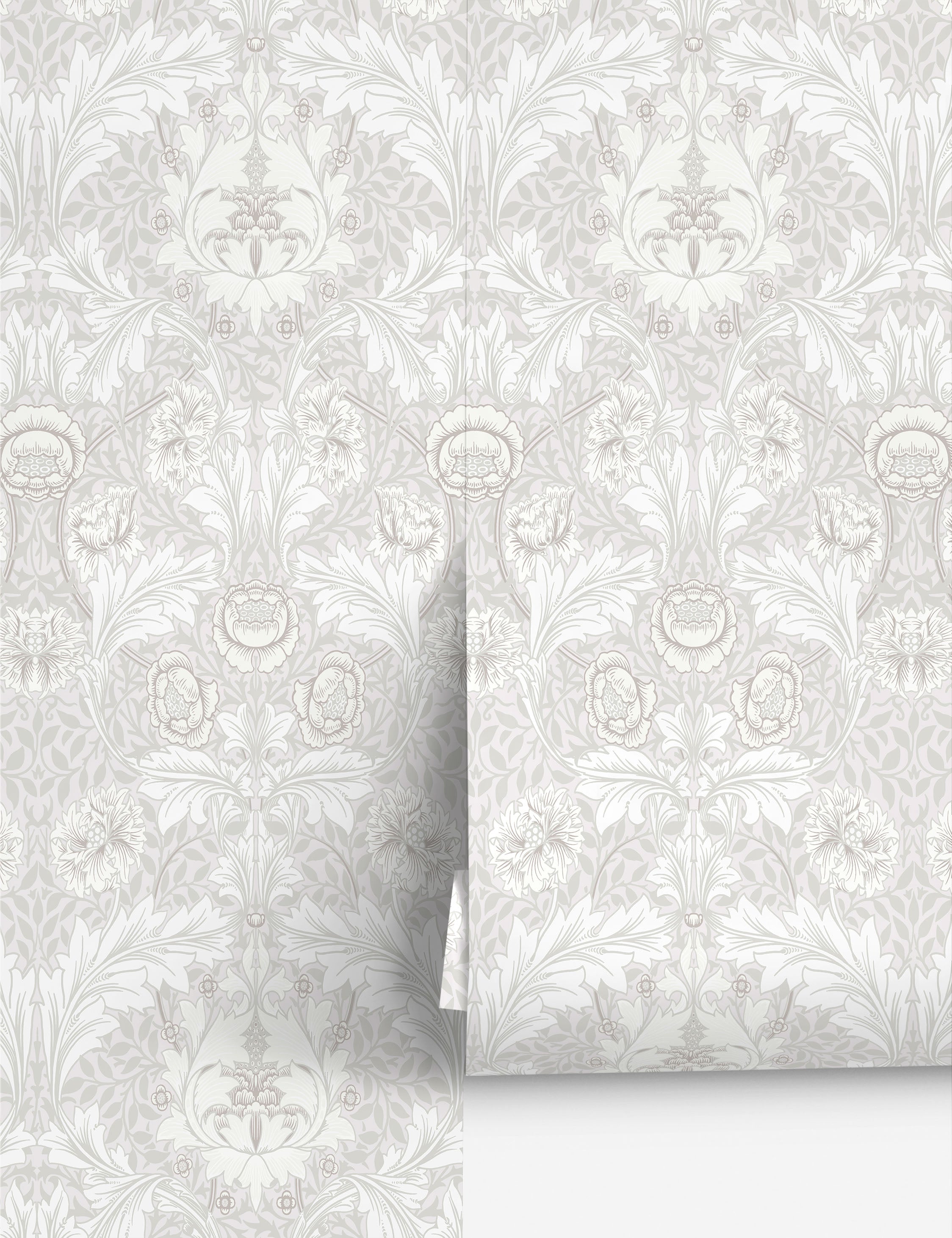 Lulu and Georgia Myrtle Wallpaper by Morris & Co.