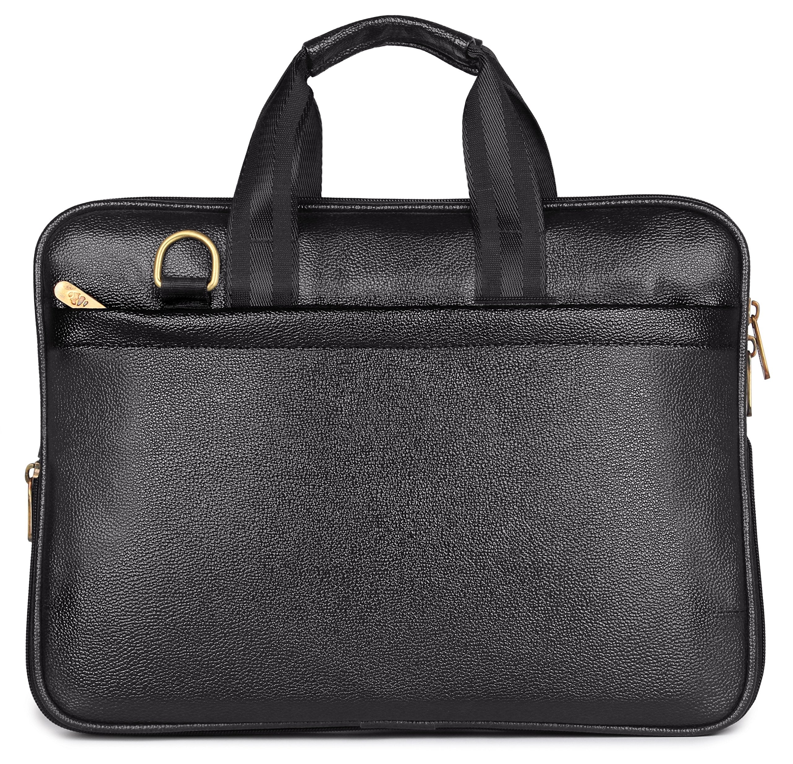 THE CLOWNFISH Vegan Leather 8.4 Liters Briefcase |Slim Expendable Bag| |Mac Air| Up to 14 inch laptop size|Laptop Bag|Macbook|Pro Macbook Air|Slim Bag - view 4