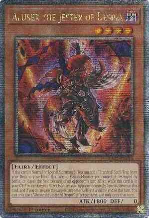 Yu-Gi-Oh! Aluber the Jester of Despia - RA02-EN016 - Quarter Century Secret Rare - 1st Edition