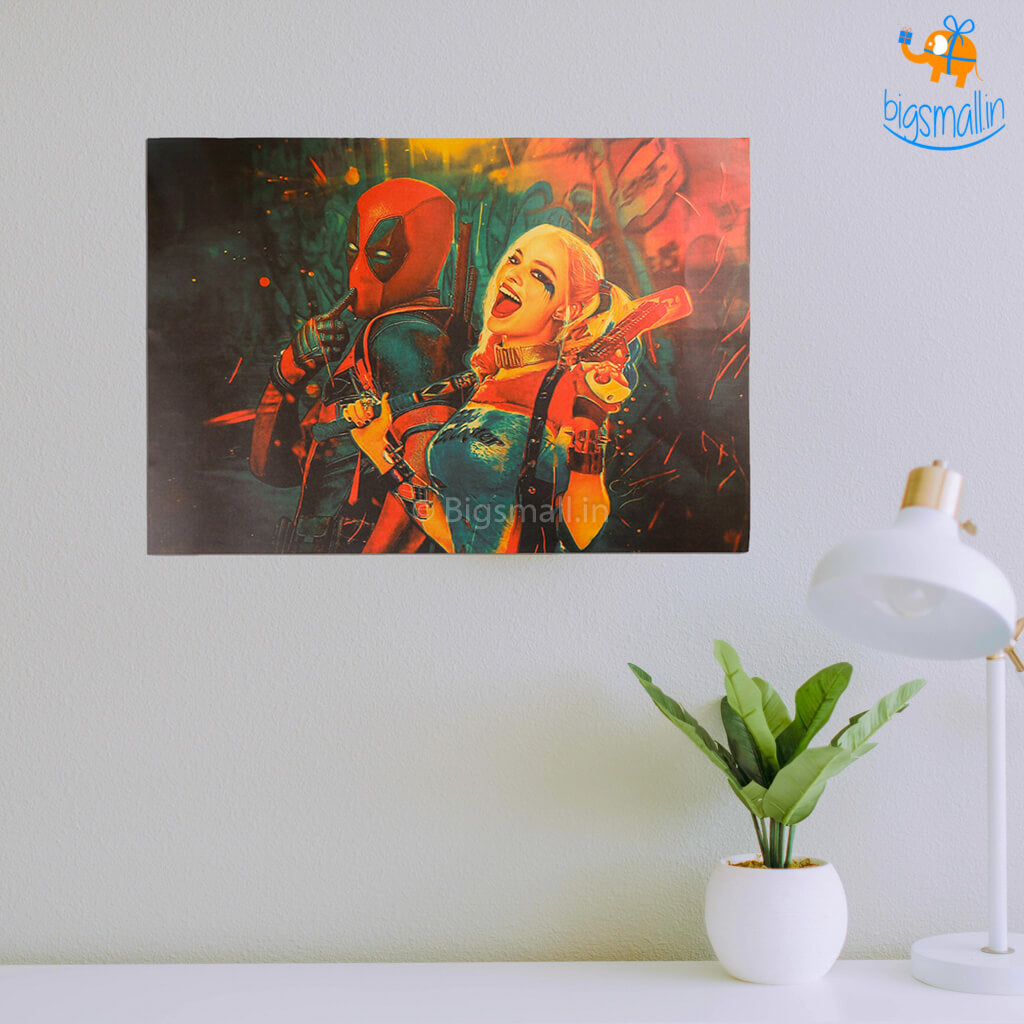 Harley quinn deadpool – AmyLi Harley Quinn & Deadpool Poster
