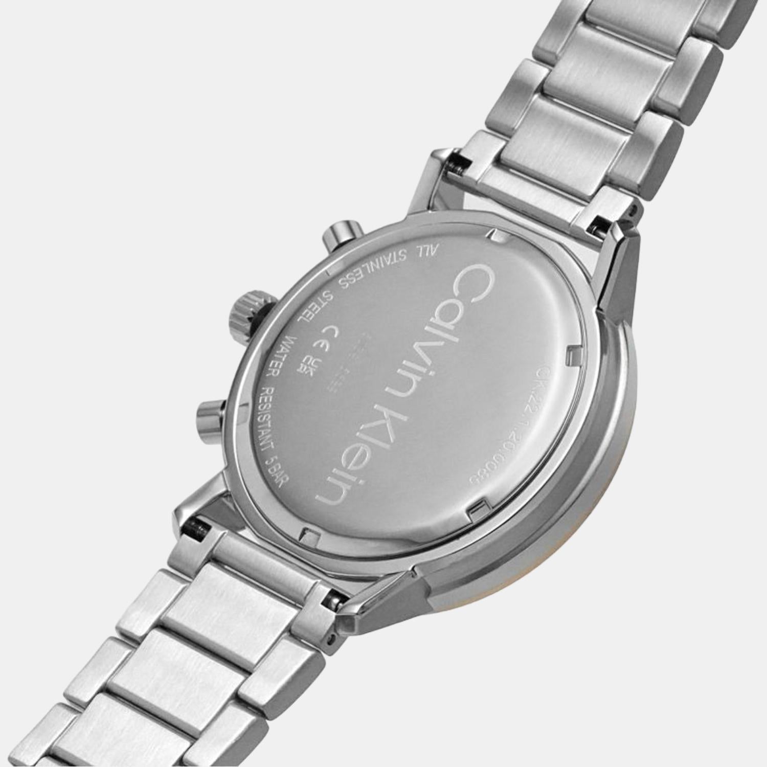 Calvin Klein Gauge Men Quartz Grey Dial Chronograph Stainless Steel Watch 25200064 - view 5