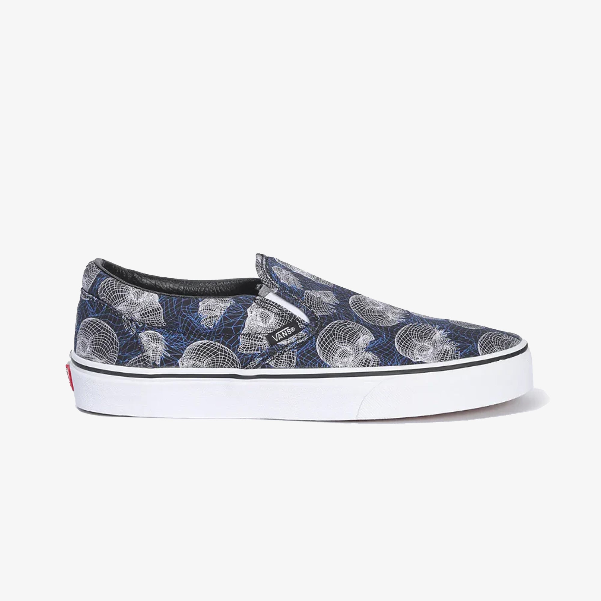 Printed slip-on blue – Vans | Printed Slip-on { Blue/white