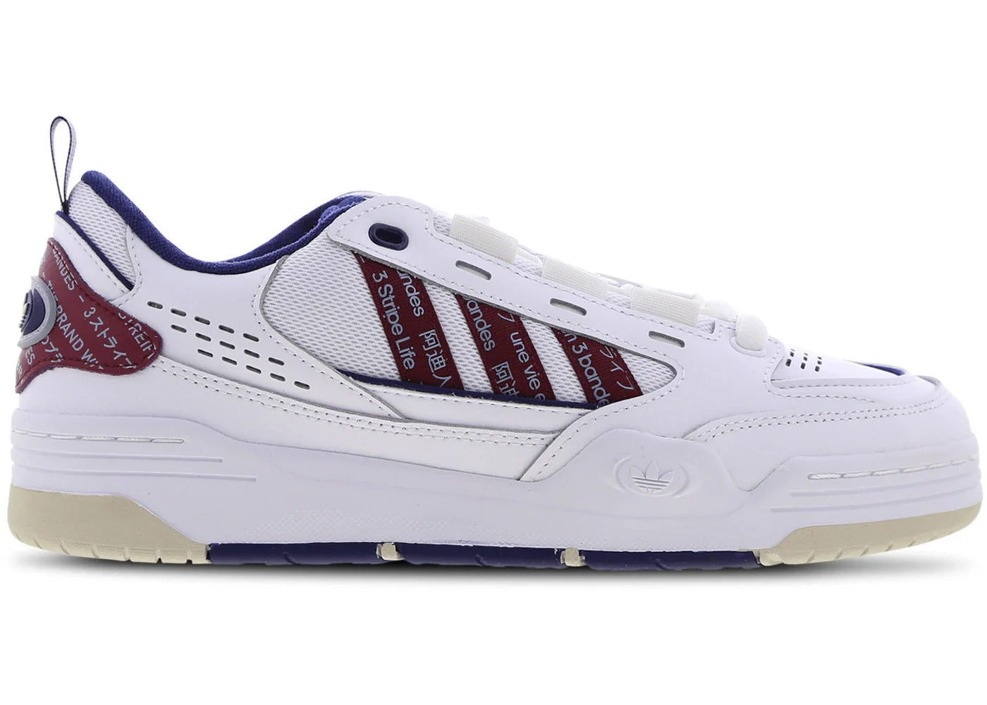 adidas ADI2000 White Burgundy Night Sky