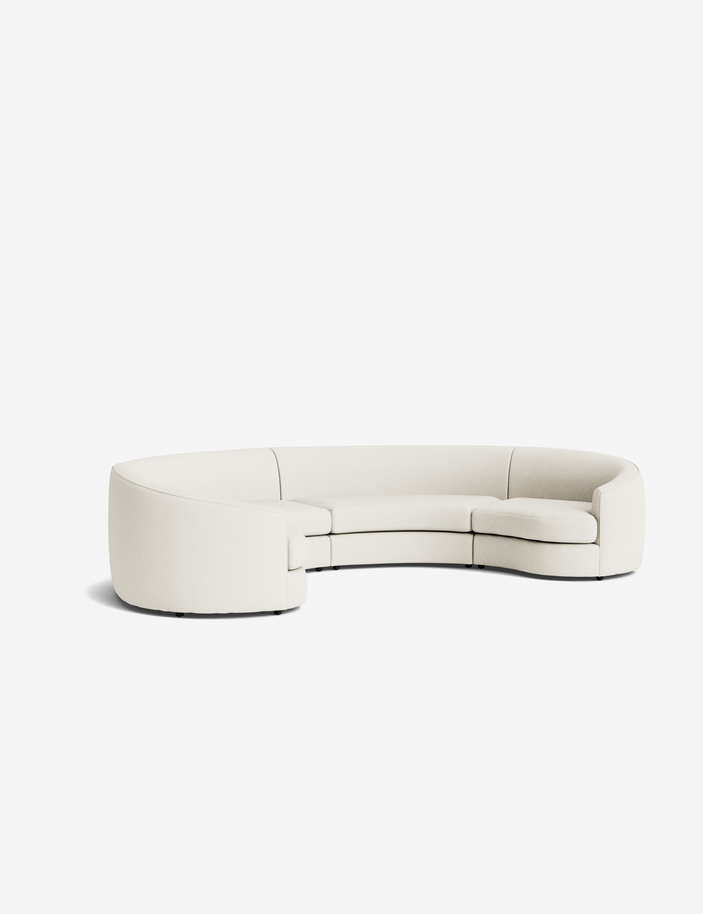 Lulu and Georgia Imada Modular Curved Sectional Sofa - view 173