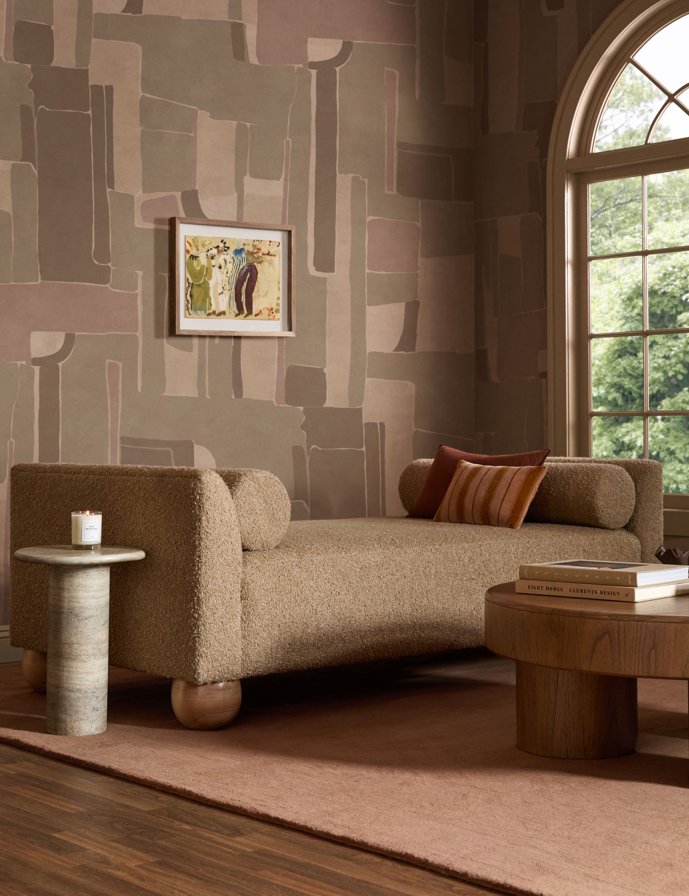 Lulu and Georgia Moze 5-Panel Wallpaper Mural - view 2