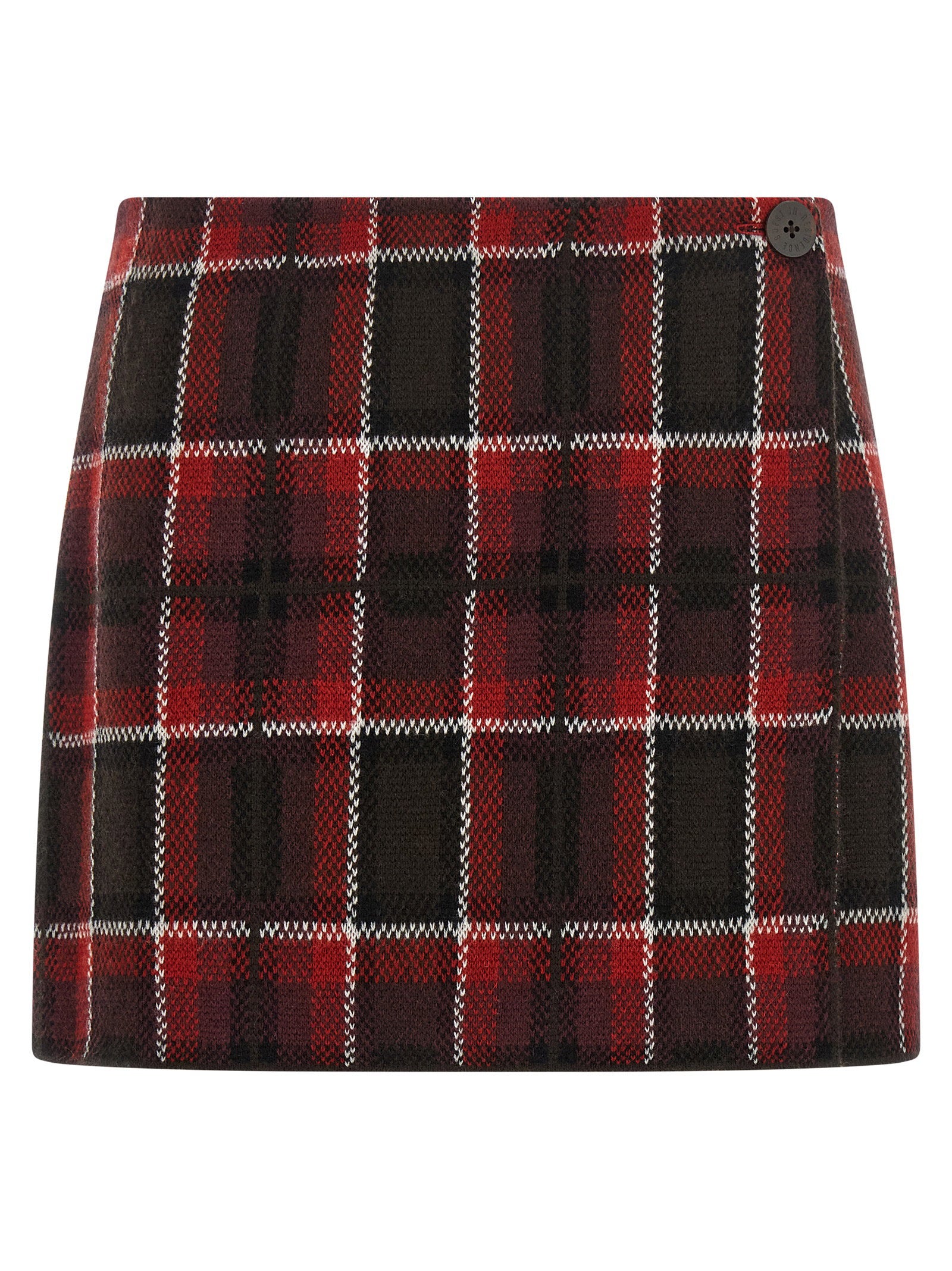 Guest In Residence Tartan Skirt – 70% wool 30% cachemire