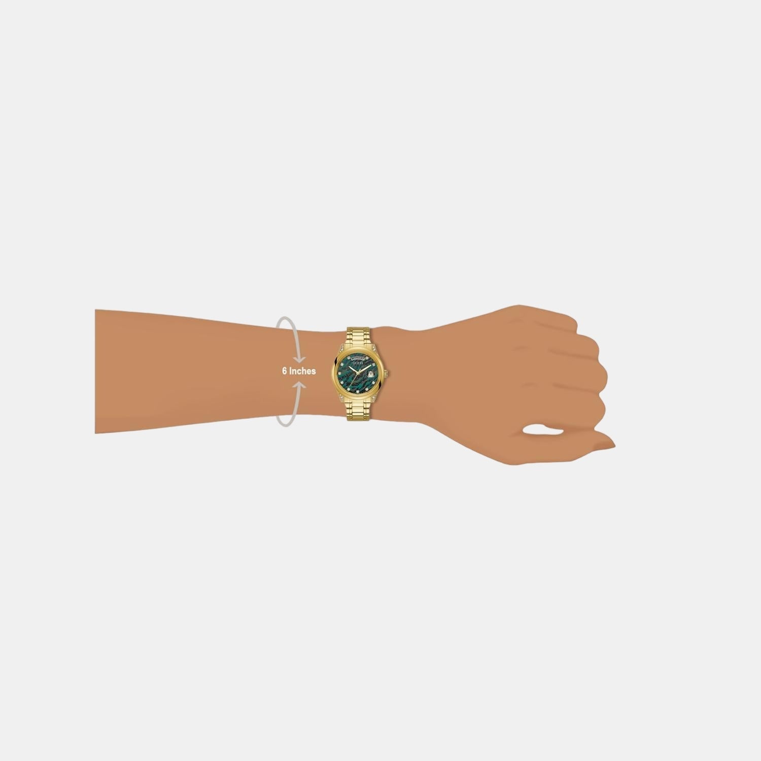 Guess Aura Women Quartz Green Dial Analog Stainless Steel Watch GW0047L3 - view 4