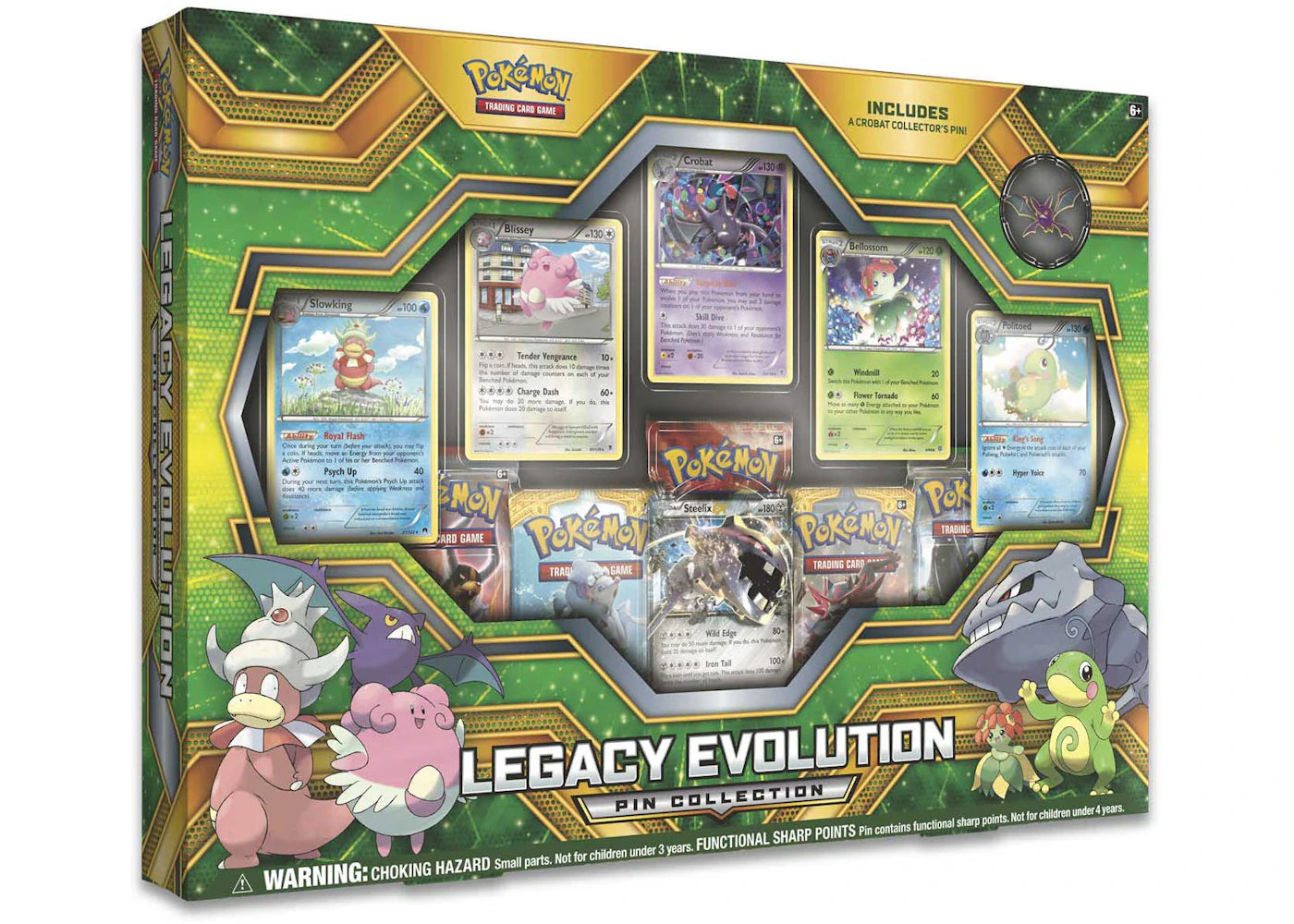 Pokémon 2017 Pokemon TCG Legacy Evolution Pin Collection