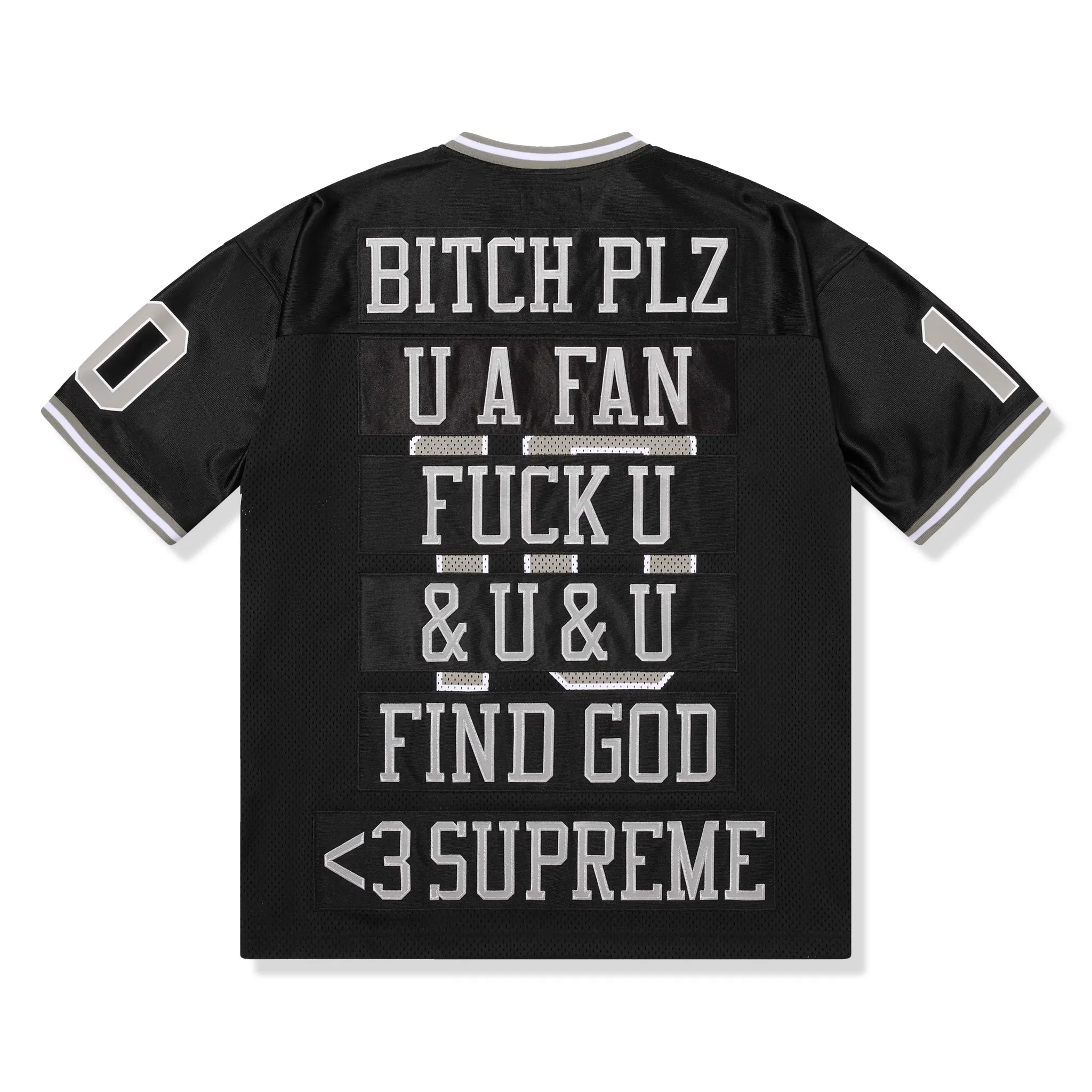 Supreme Find God Black Football Jersey (SS26) - view 2