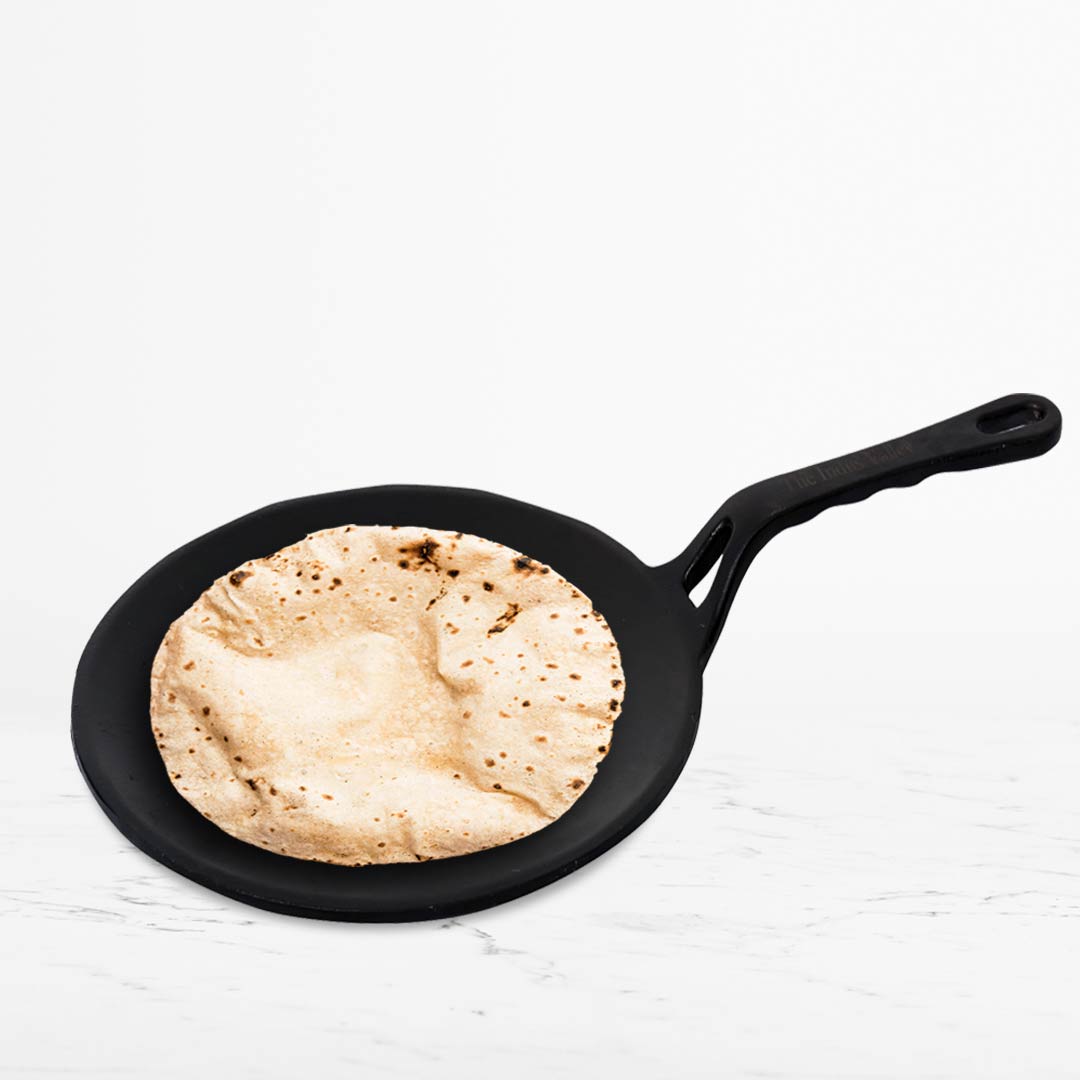 The Indus Valley CASTrong Cast Iron Tawa,Pre-seasoned, Nonstick, 100% Pure, Toxin-free, 26cm
