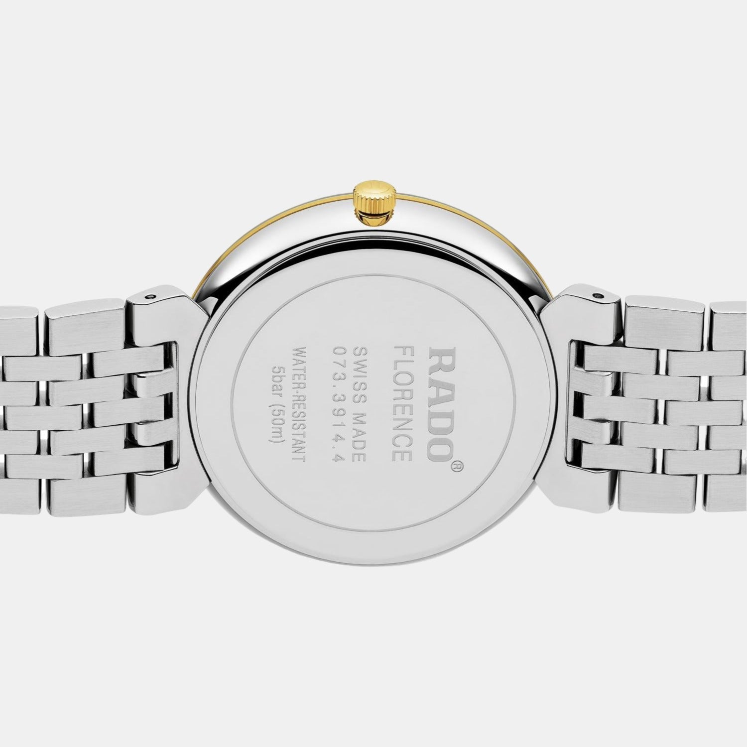 Rado Florence Unisex Quartz Black Dial Analog Stainless Steel Watch R48912703 - view 3