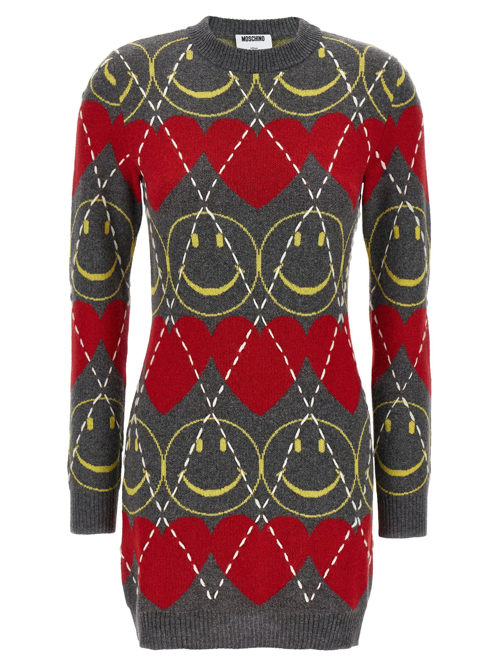 Moschino Smiley® Wool Dress