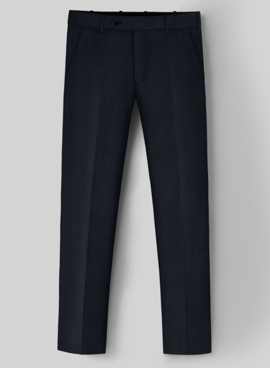 StudioSuits Super Blue Satin Wool Pants