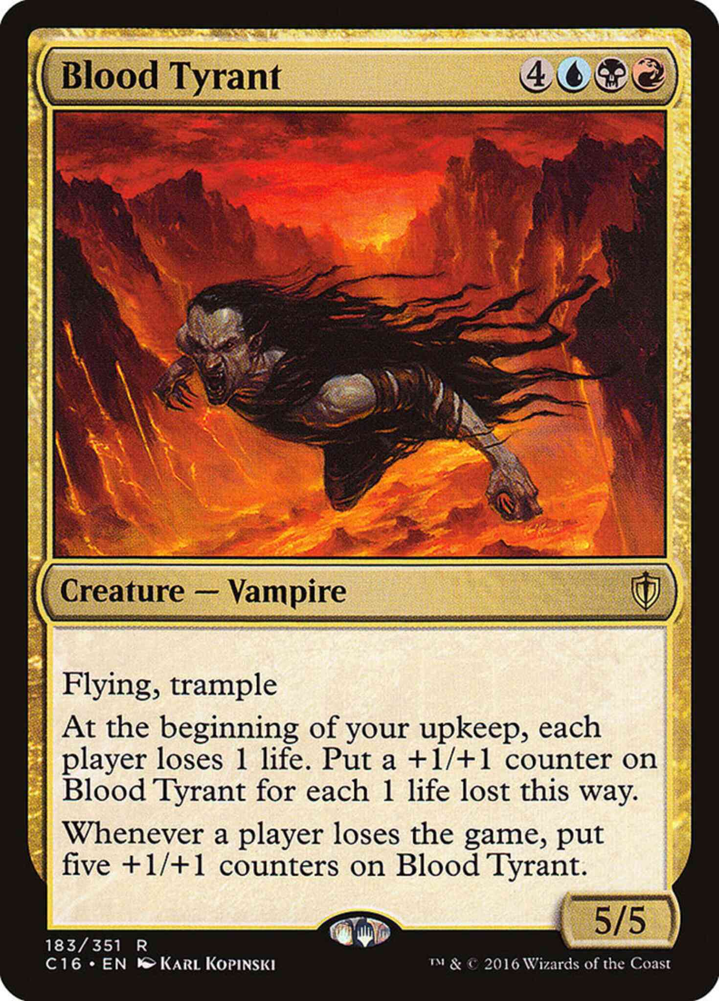 Blood tyrant 183 – Magic Blood Tyrant [183] [Commander 2016] [Non-Foil]