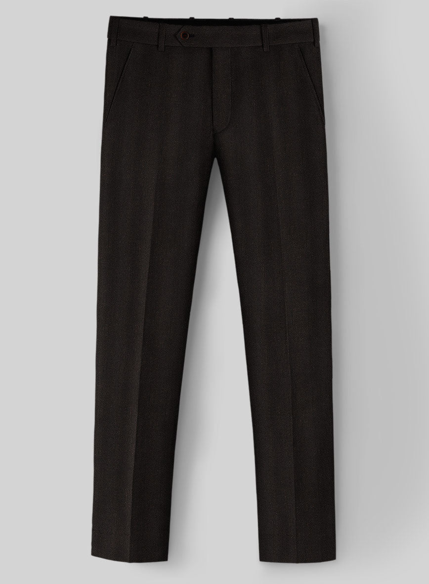StudioSuits Italian Wool Linen Silk Ciagi Pants