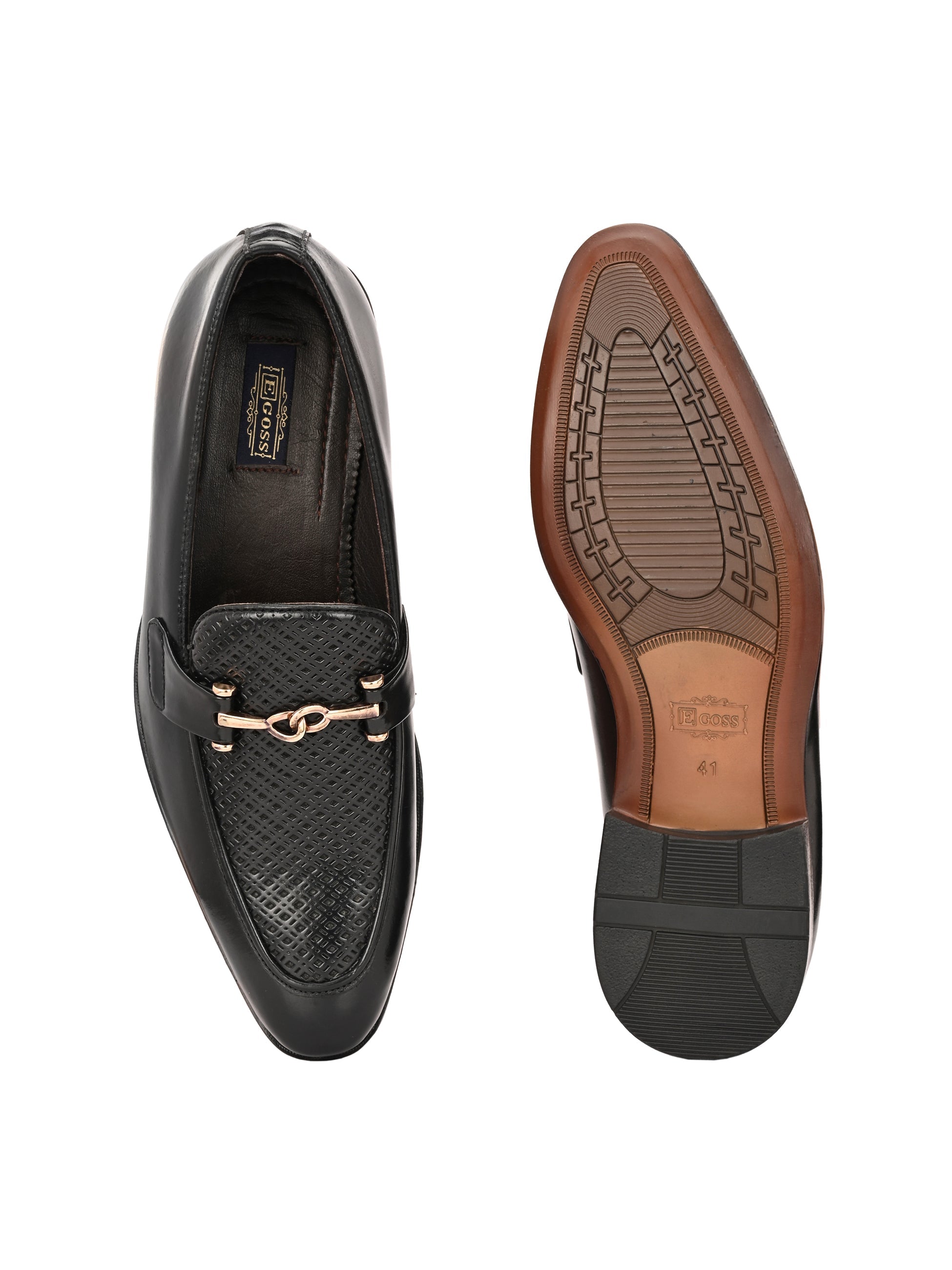 egoss-shoes Buckled Formal Loafers For Men by Egoss - view 6