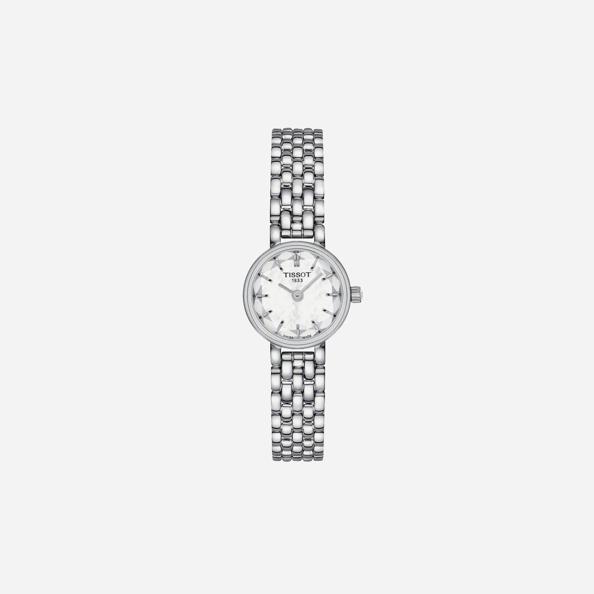 Tissot Lovely Round White Mother-of-Pearl Dial 19.5mm Quartz Watch