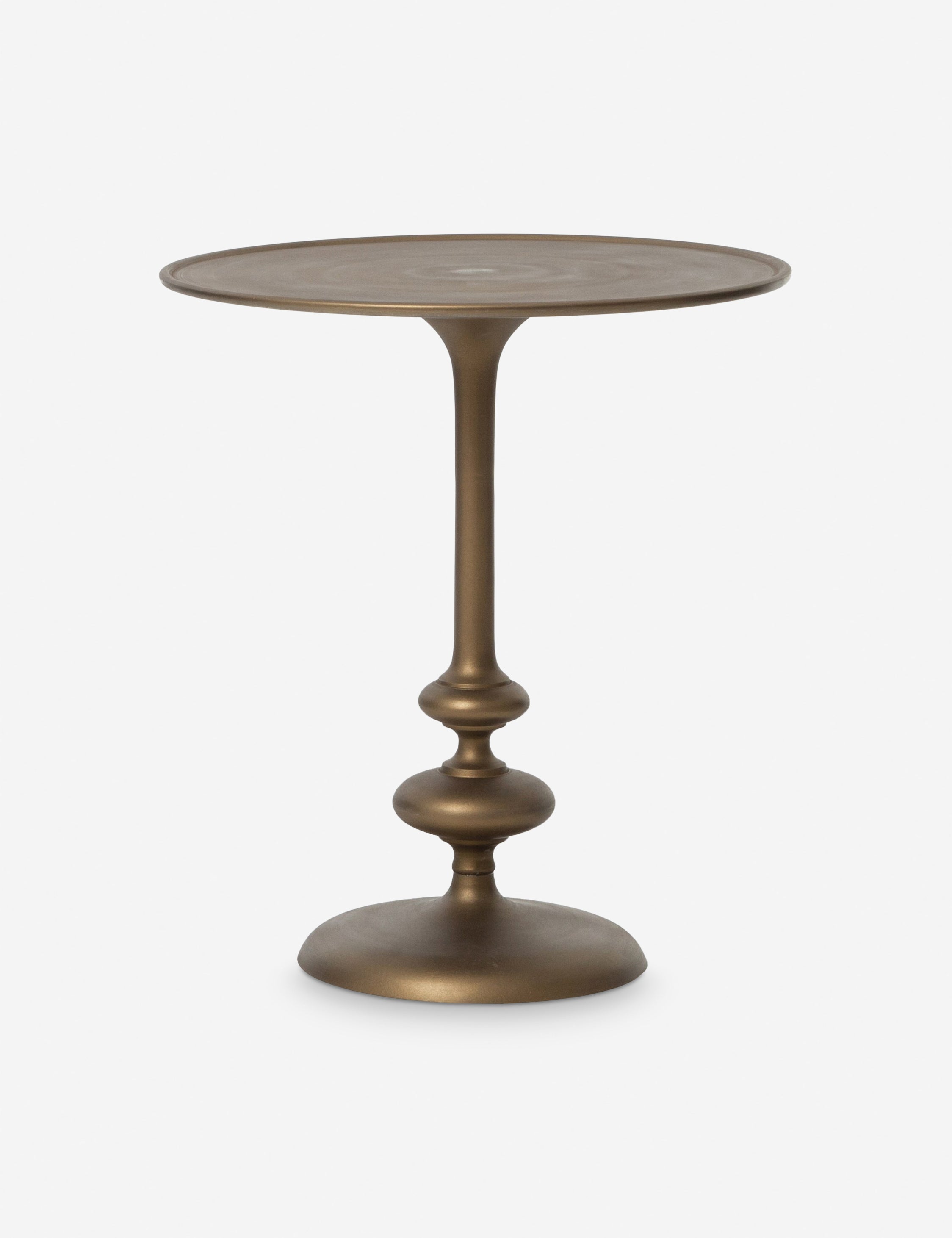Lulu and Georgia Caratto Side Table – Brass