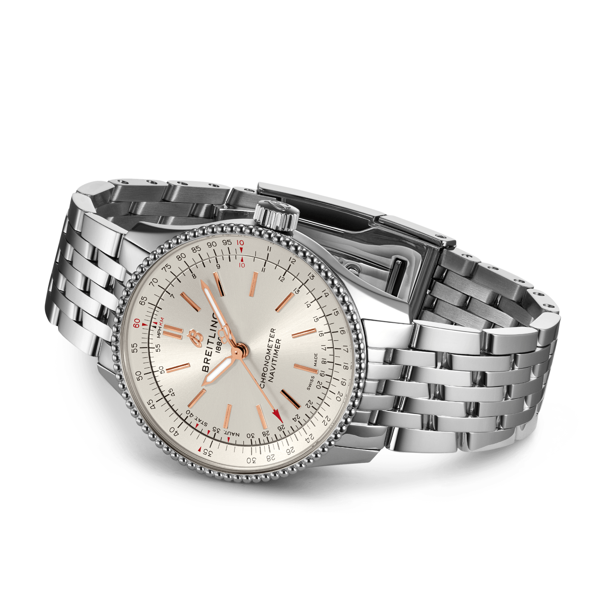 Breitling Navitimer Automatic Women's Silver Dial 35mm Watch - view 2