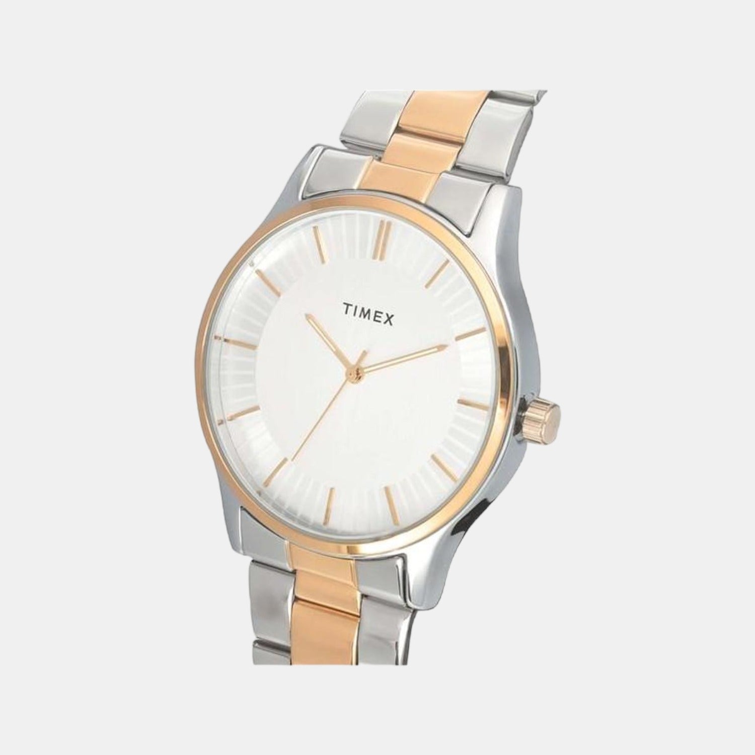 Timex Fashion Men Quartz White Dial Analog Stainless Steel Watch TW0TG8308 - view 2