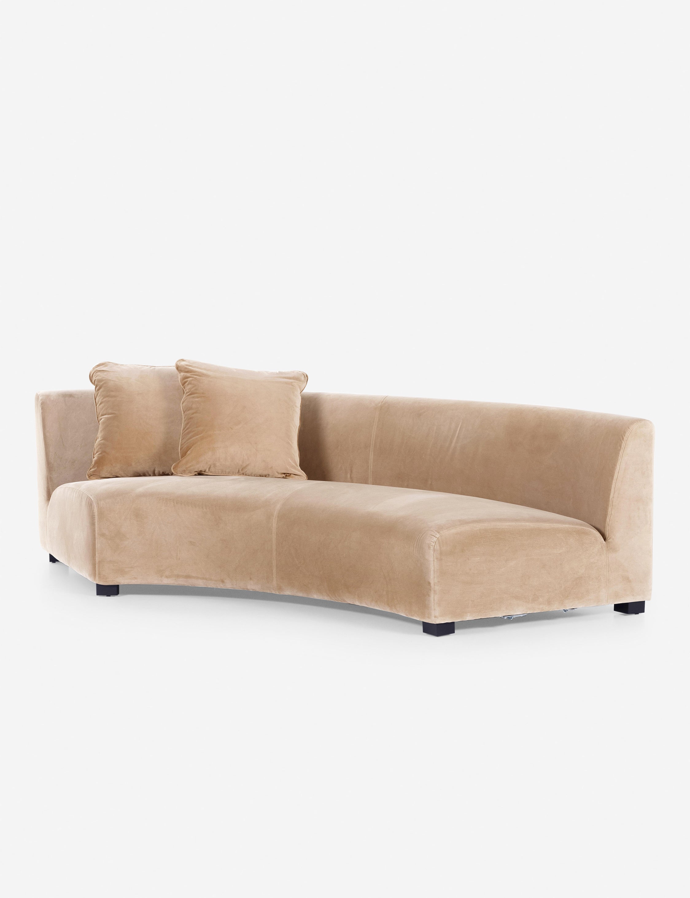 Lulu and Georgia Saban Curved Sofa - view 17